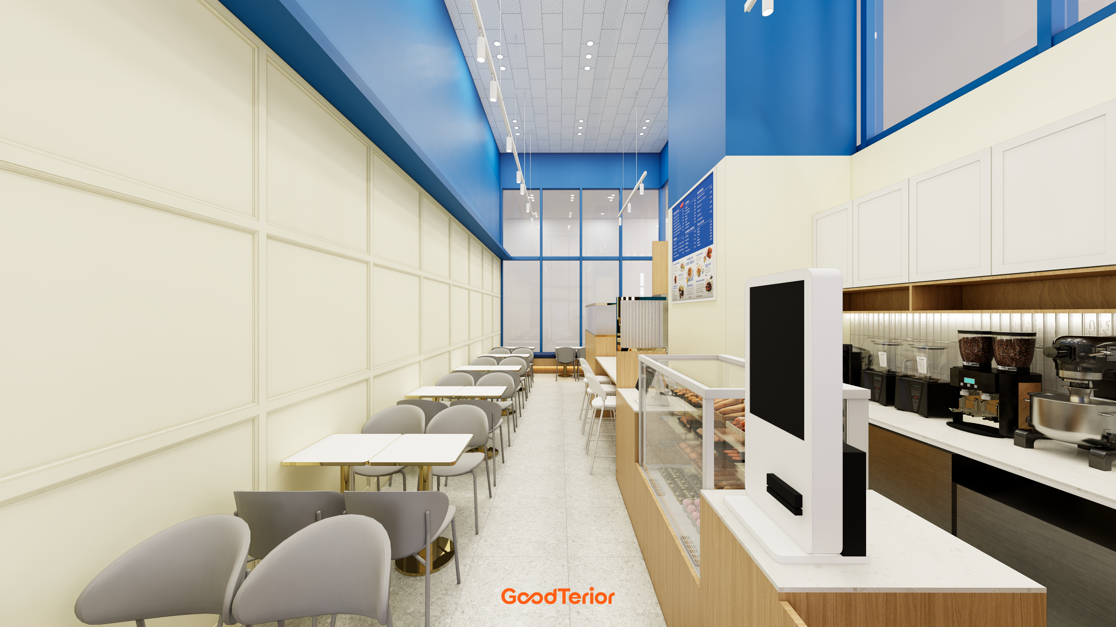 마곡 패트릭스와플 카페 인테리어 디자인 3번 컷