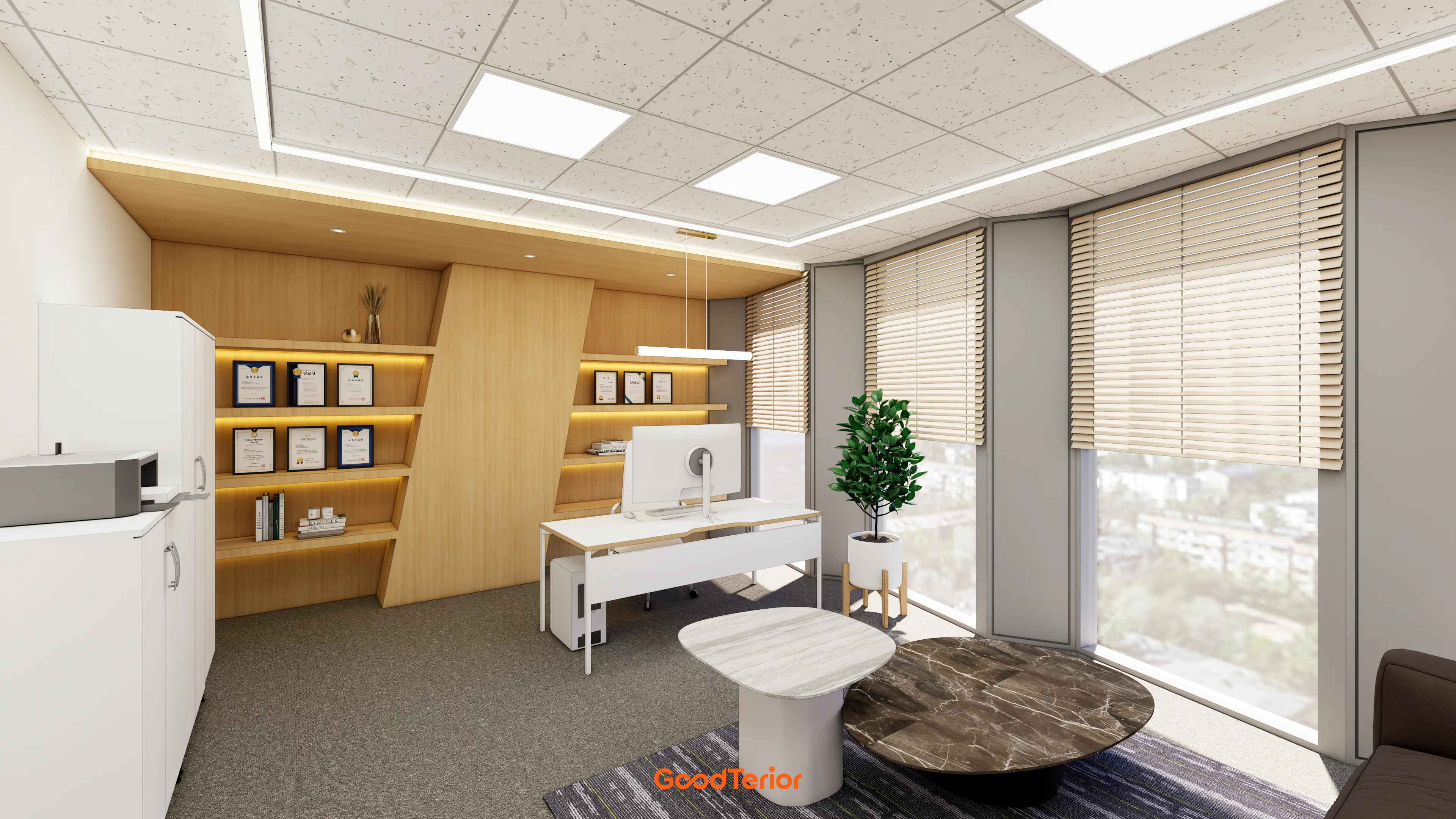 광교 O 제약회사 사무실 96평 인테리어 디자인 9번 컷