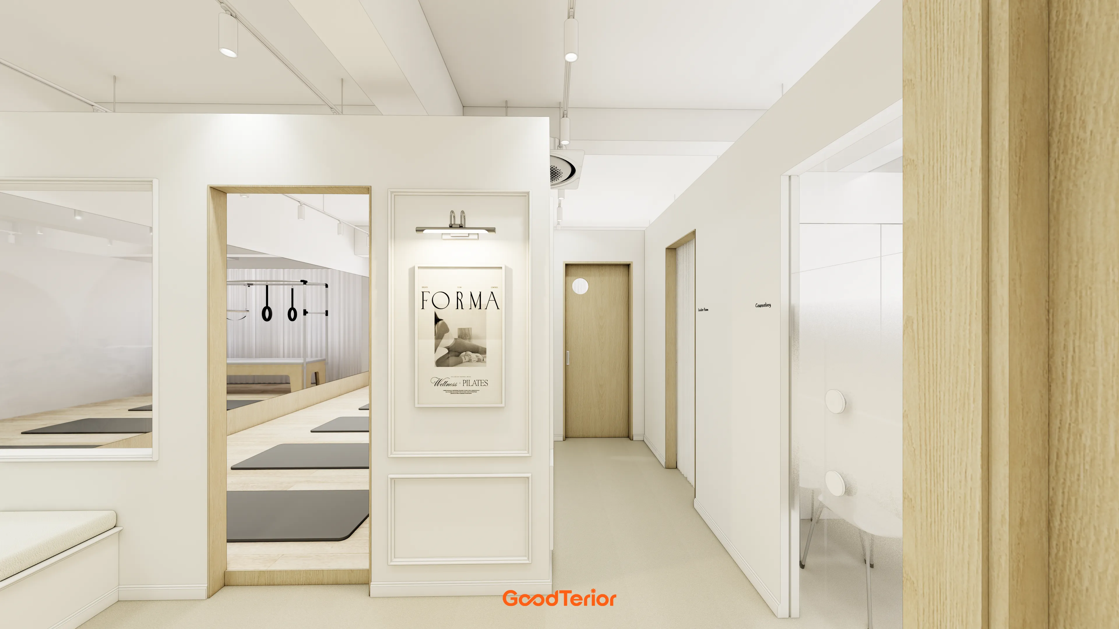 안양 21평 요가&필라테스 인테리어 디자인 12번 컷