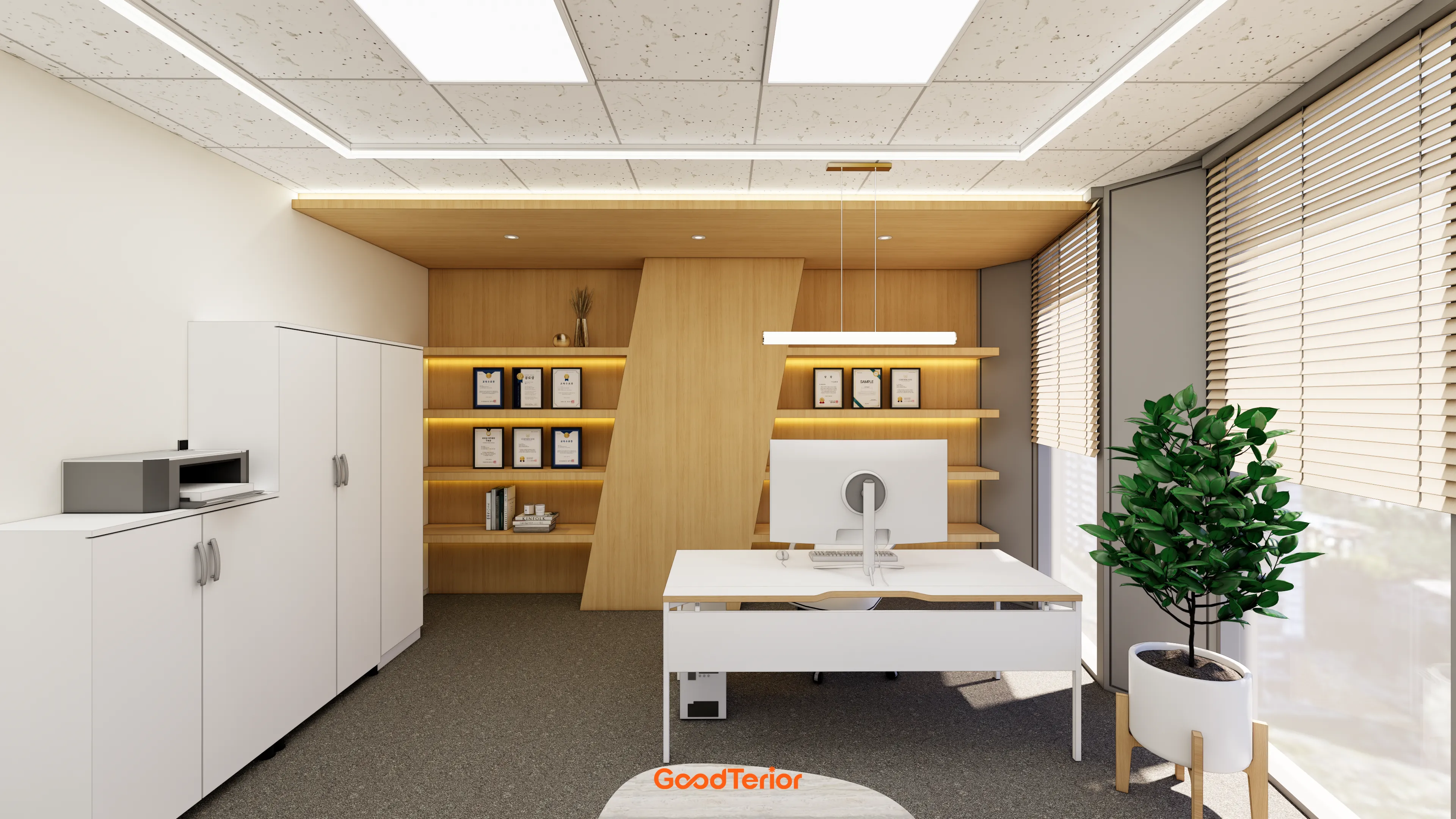 광교 O 제약회사 사무실 96평 인테리어 디자인 8번 컷