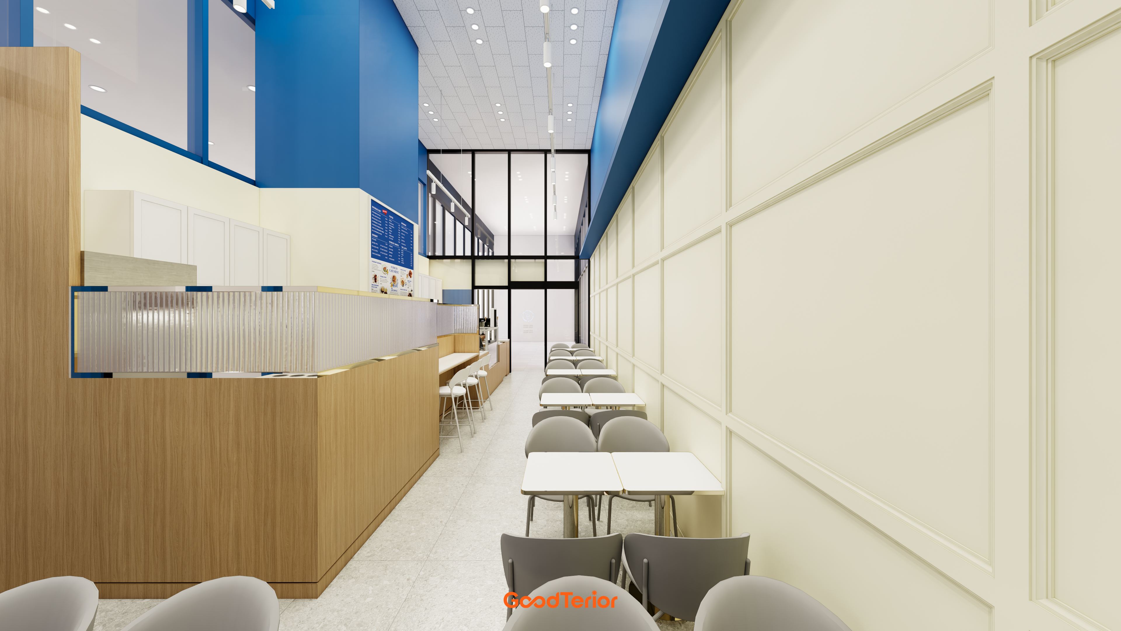 마곡 패트릭스와플 카페 인테리어 디자인 13번 컷