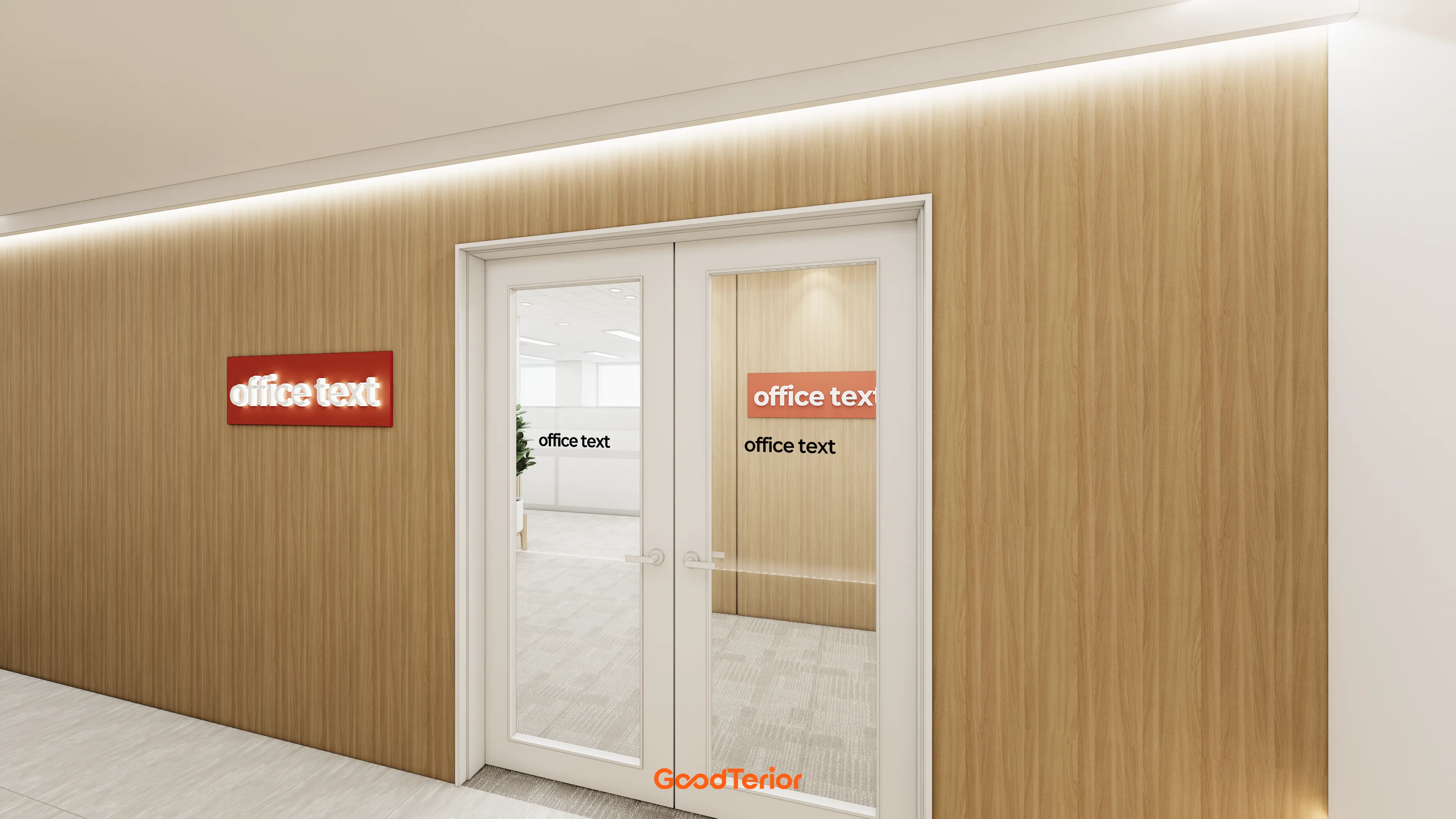 구로 생각공장 46평 사무실 인테리어 디자인 1번 컷