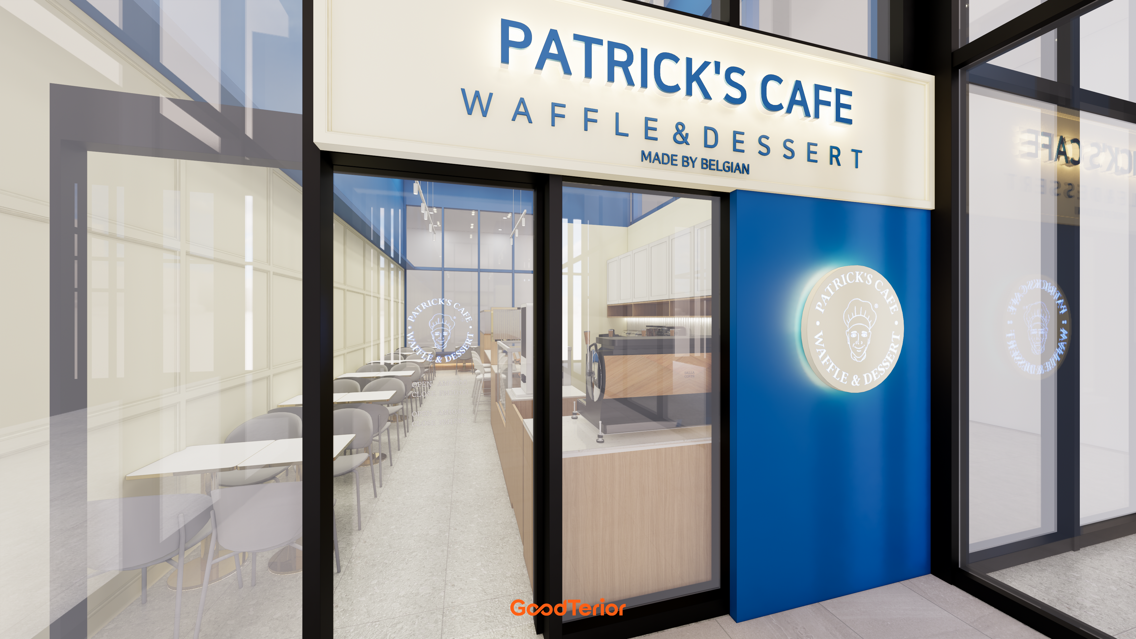 마곡 패트릭스와플 카페 인테리어 디자인 2번 컷