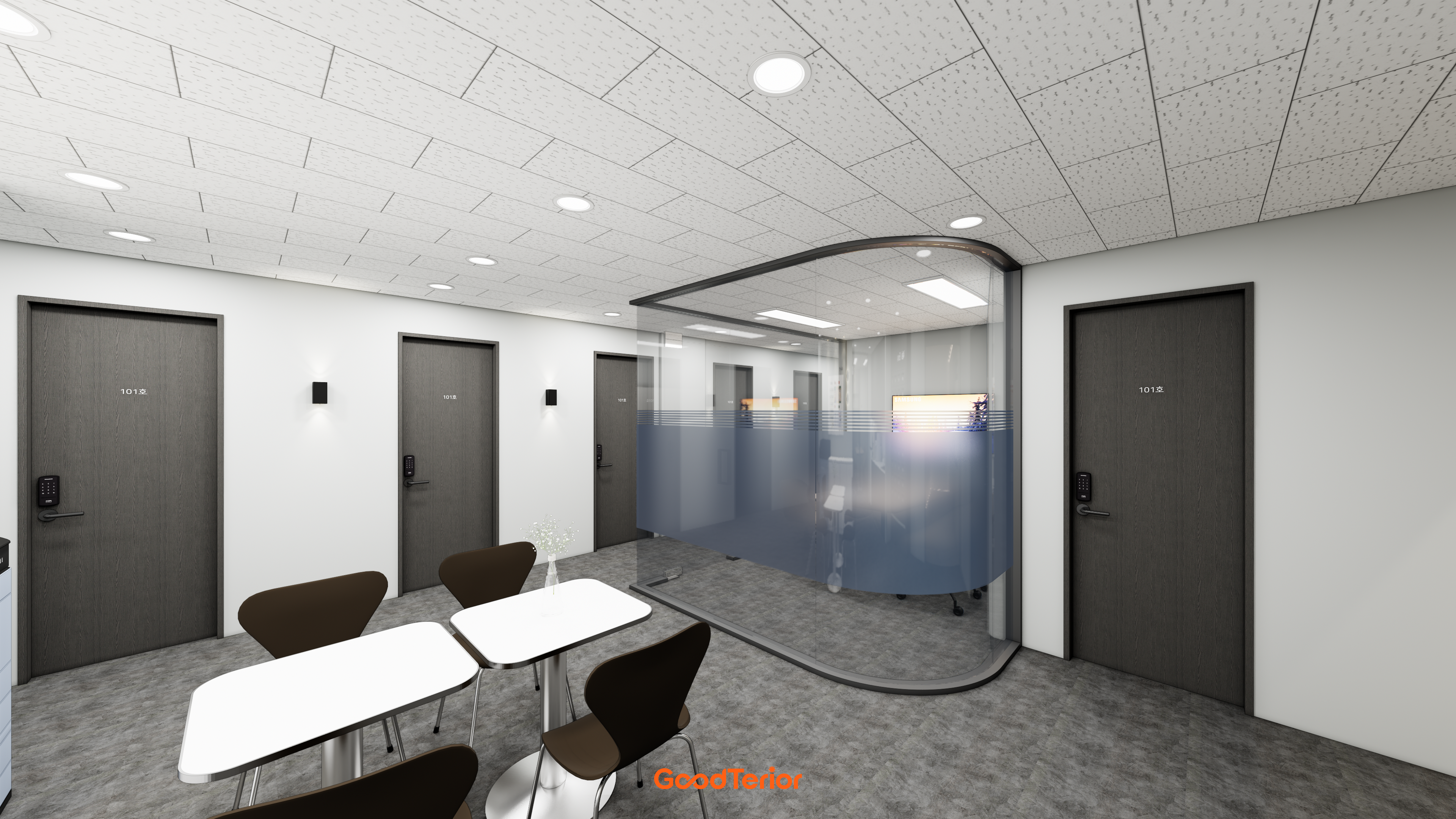 마곡 82평 공유오피스 인테리어 디자인 9번 컷