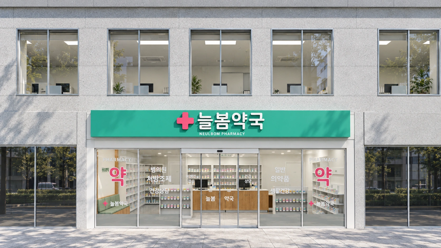 남양주 26평 약국 인테리어 디자인 3번 컷