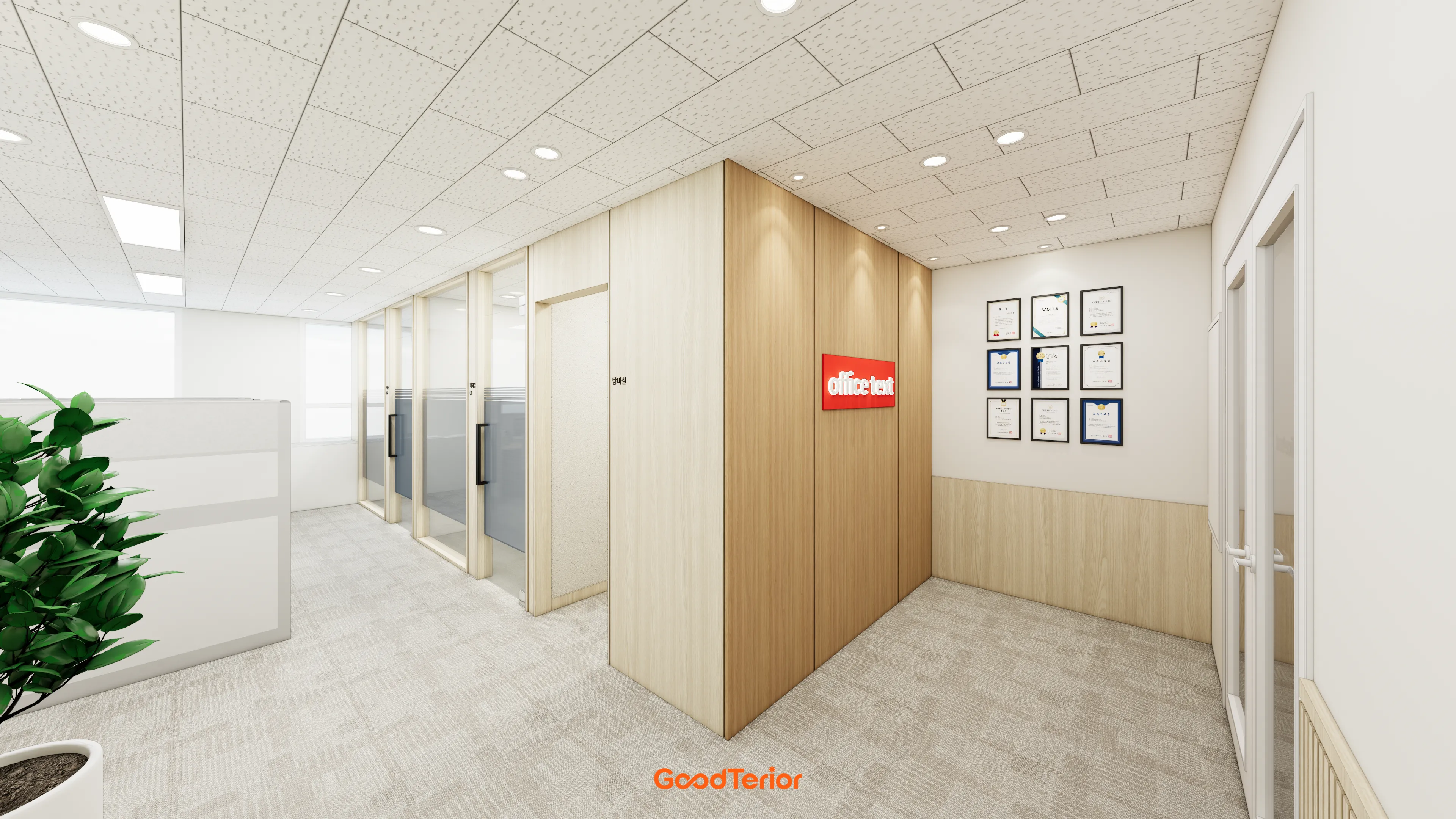 구로 생각공장 46평 사무실 인테리어 대표 이미지