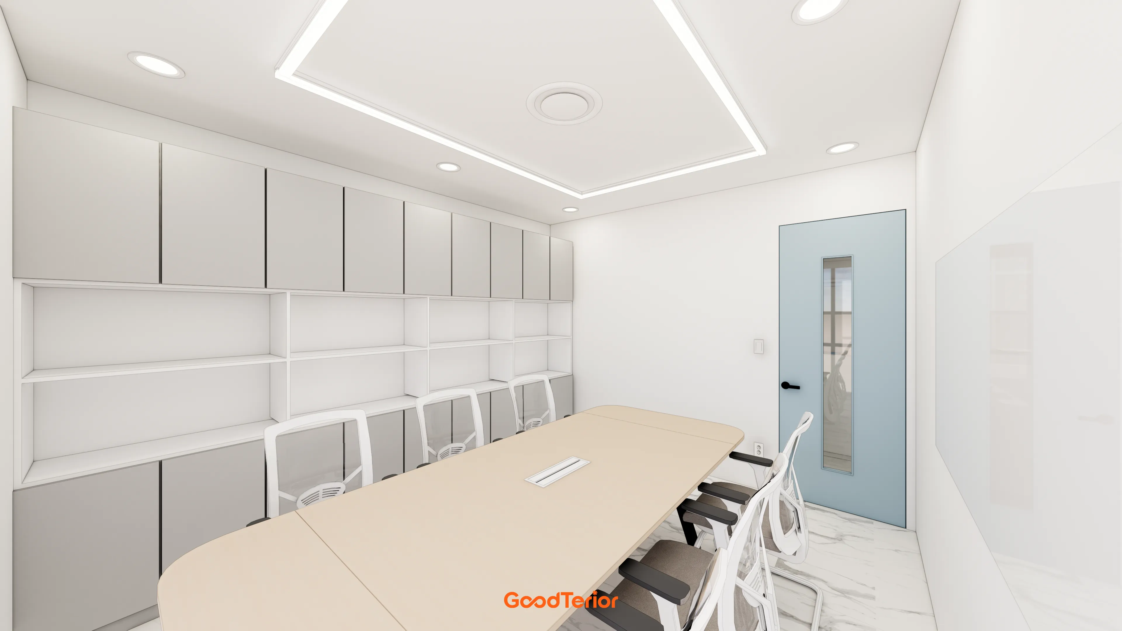 수원 영통 90평대 대형학원 인테리어 디자인 18번 컷