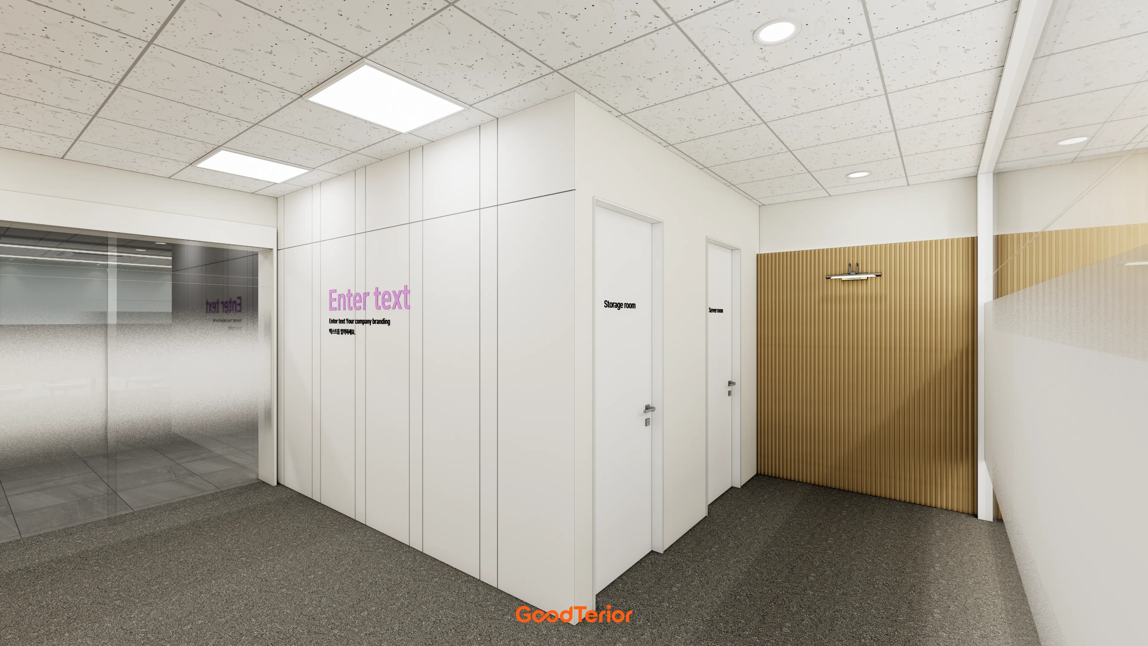 광교 O 제약회사 사무실 96평 인테리어 디자인 2번 컷