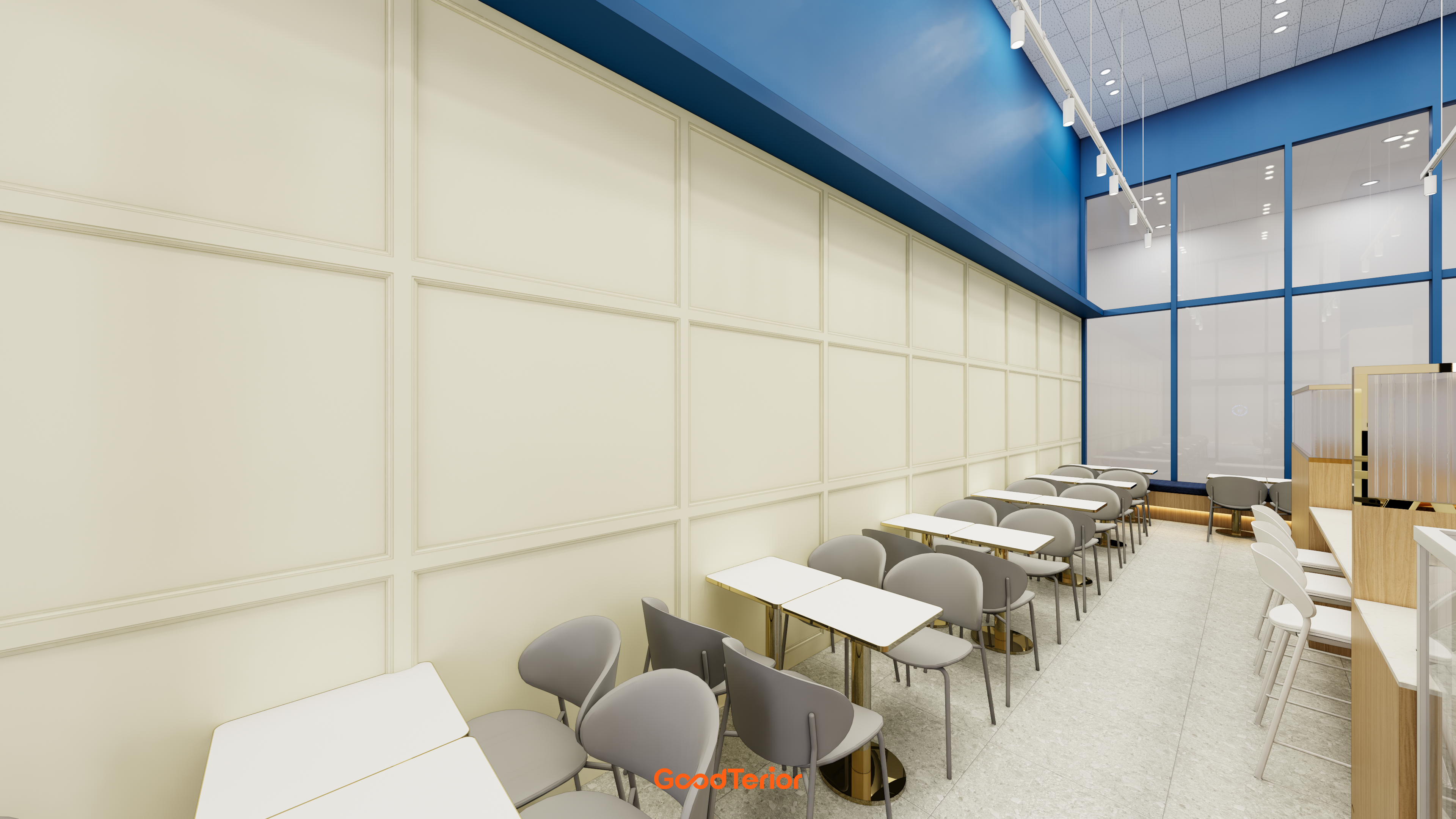 마곡 패트릭스와플 카페 인테리어 디자인 5번 컷