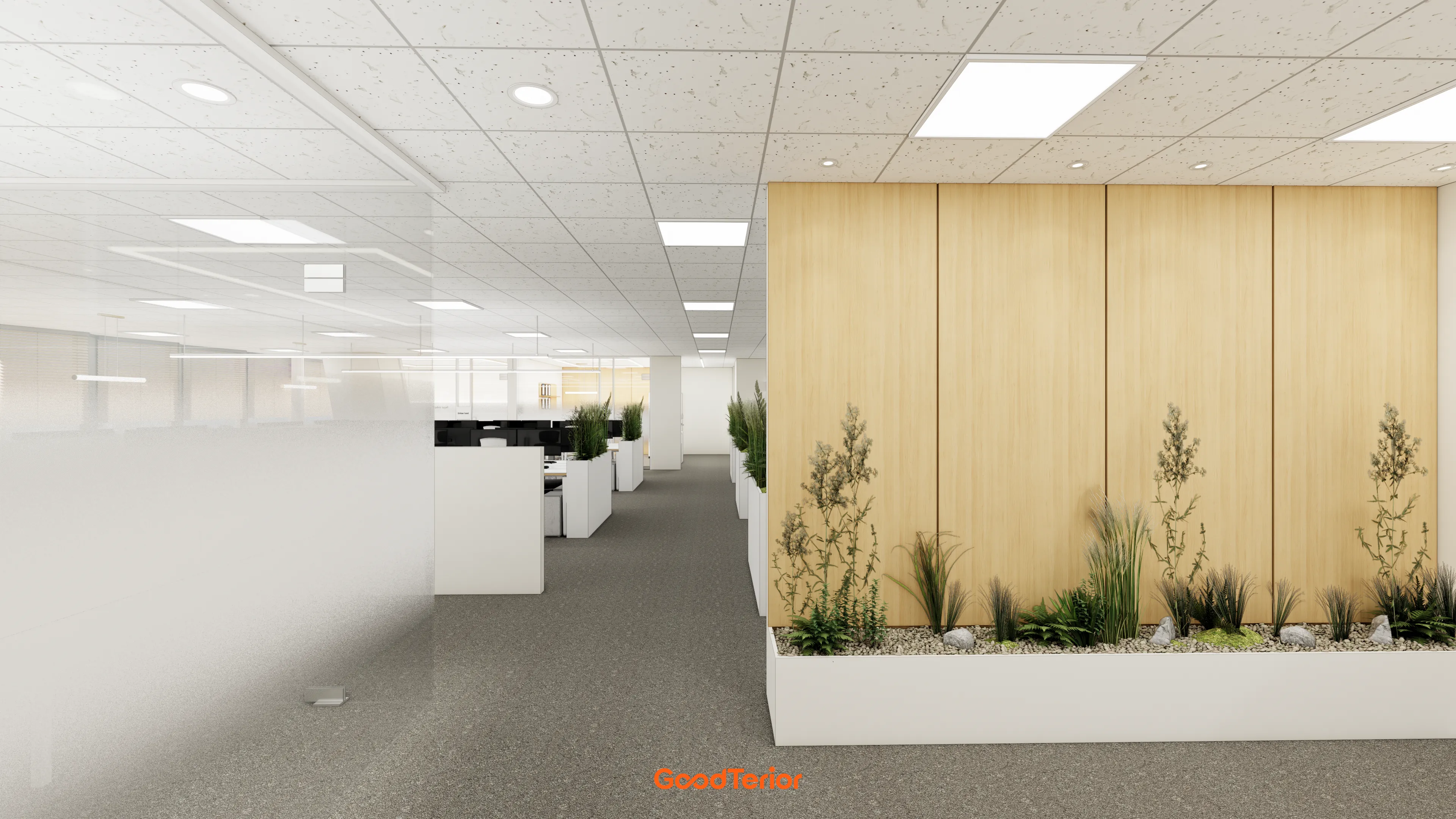 광교 O 제약회사 사무실 96평 인테리어 디자인 3번 컷