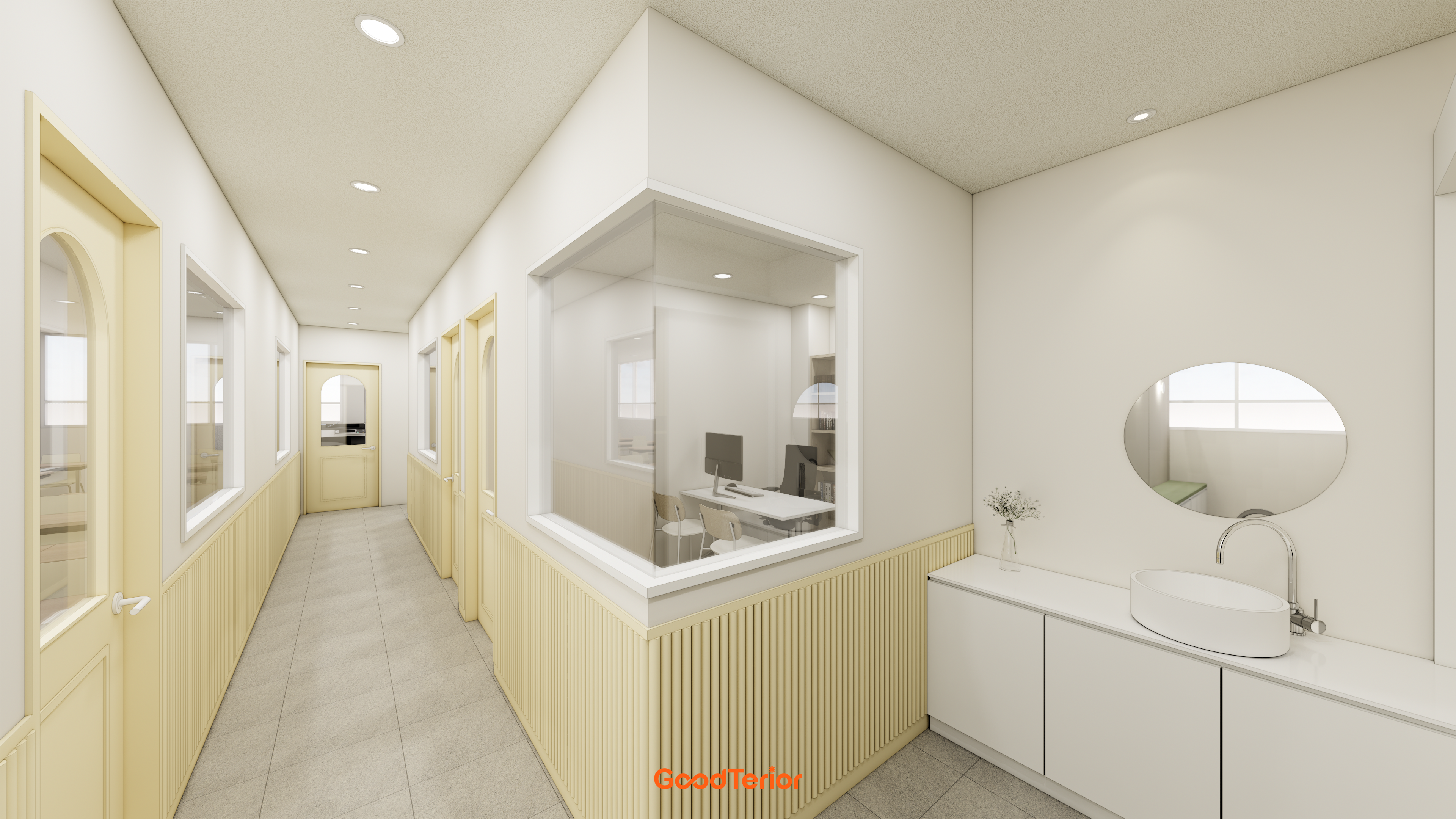 양천구 40평 영어학원 인테리어 대표 이미지