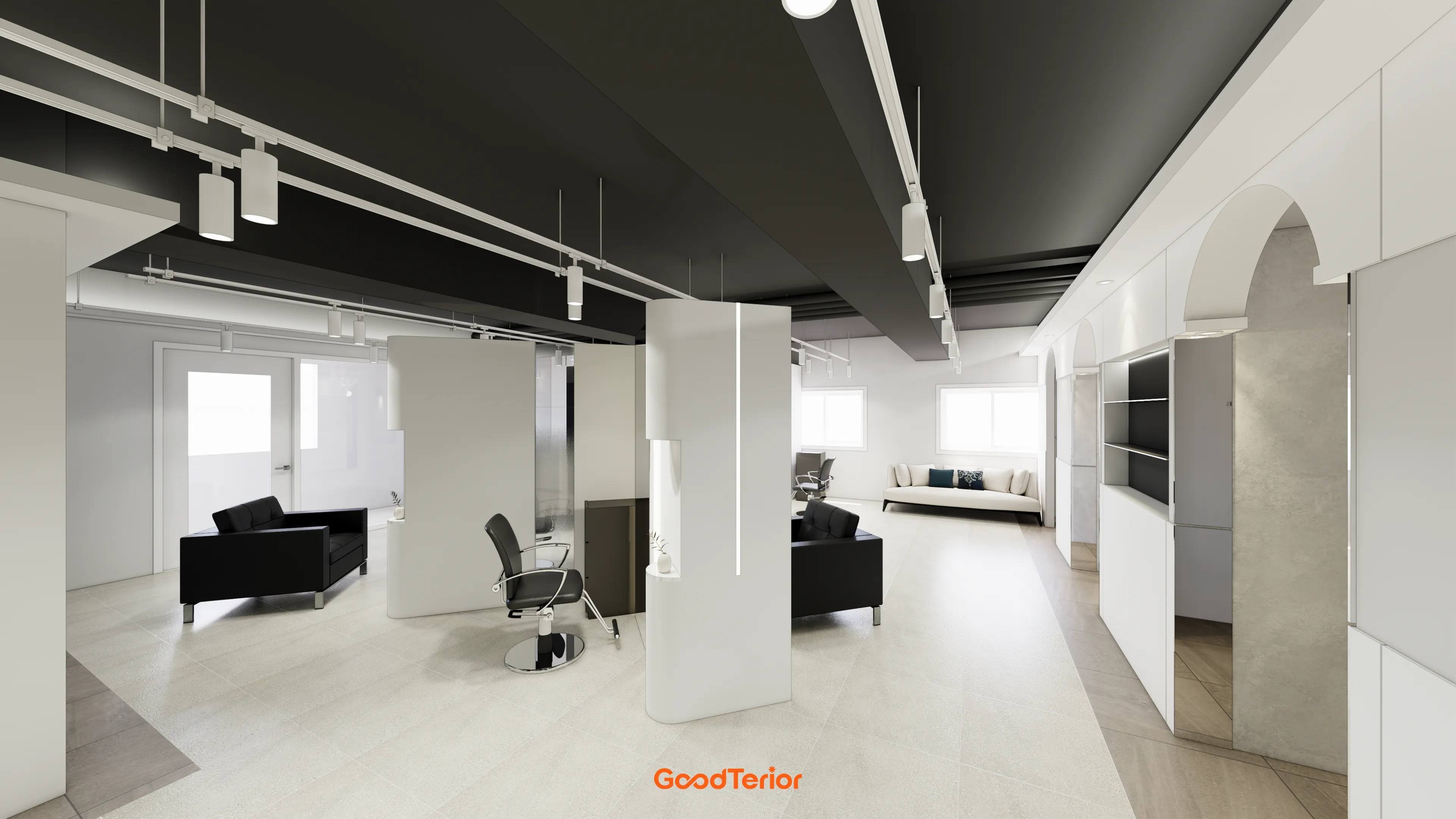 철산 46평 미용실 인테리어 디자인 18번 컷