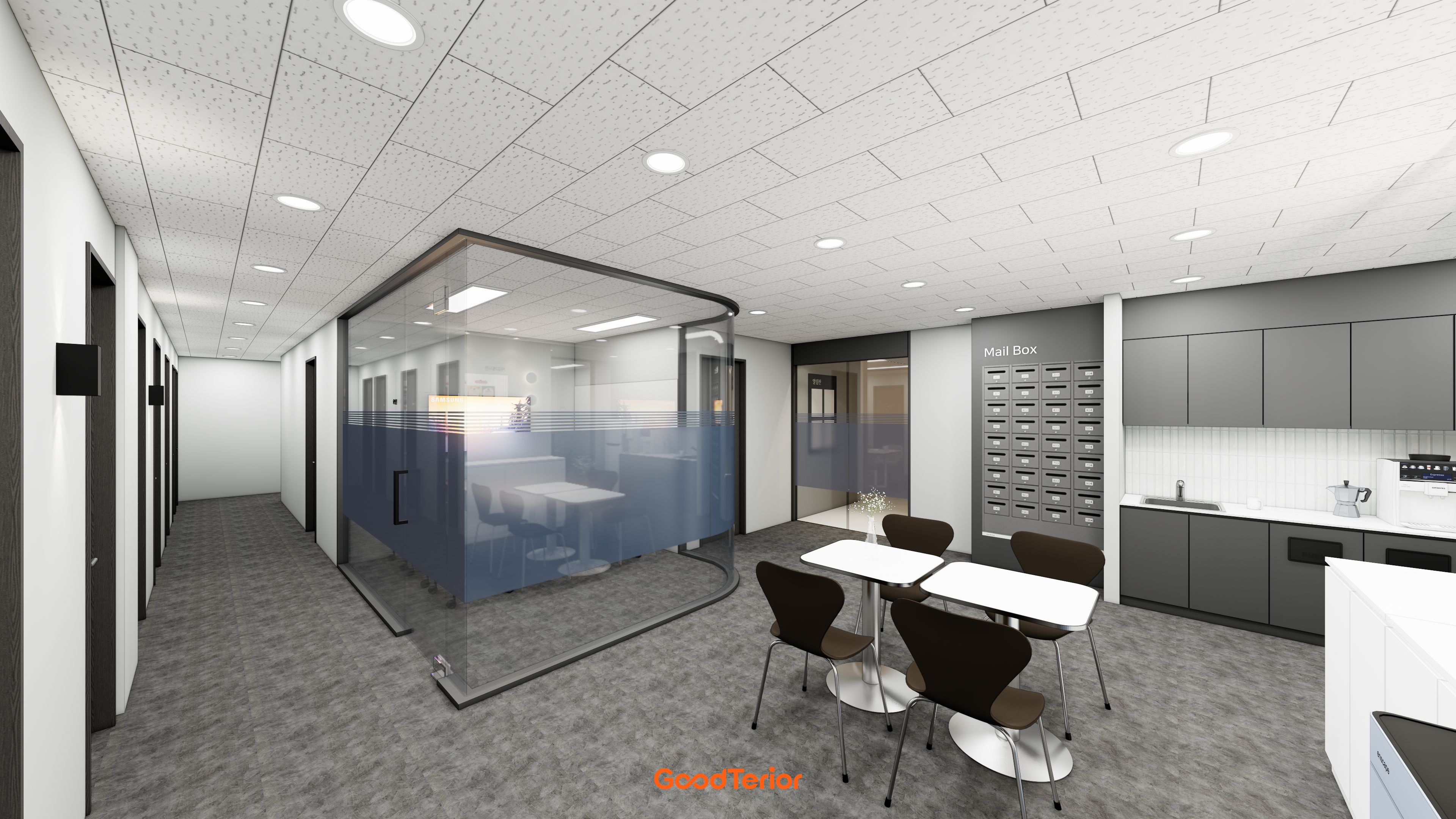 마곡 82평 공유오피스 인테리어 디자인 17번 컷