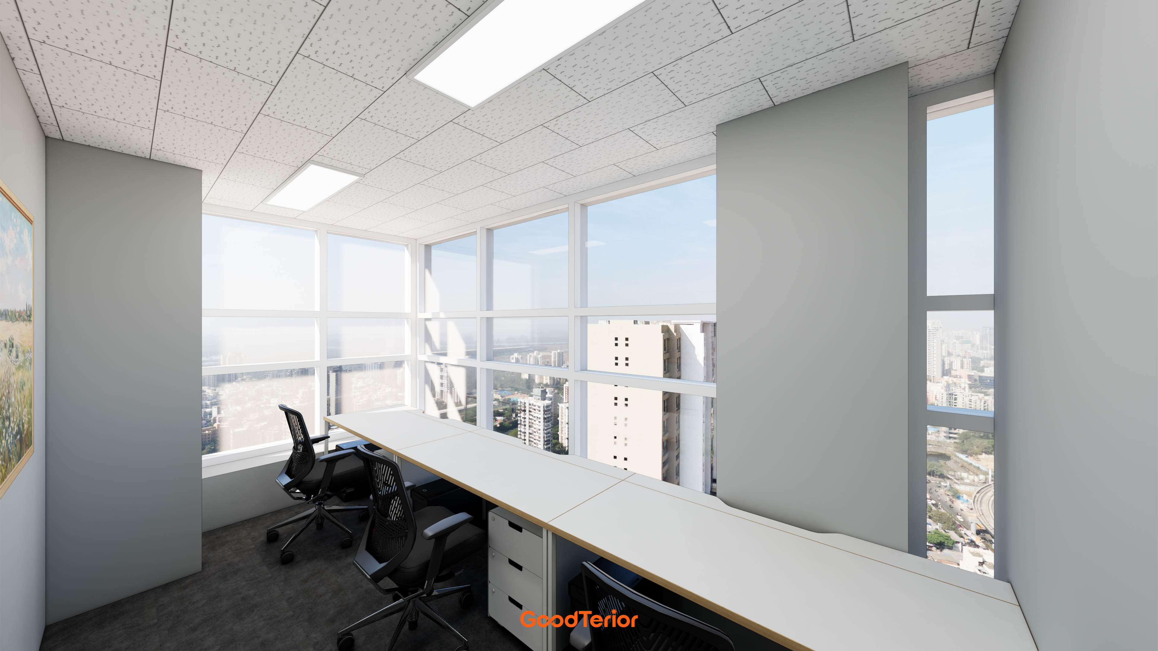 마곡 82평 공유오피스 인테리어 디자인 18번 컷