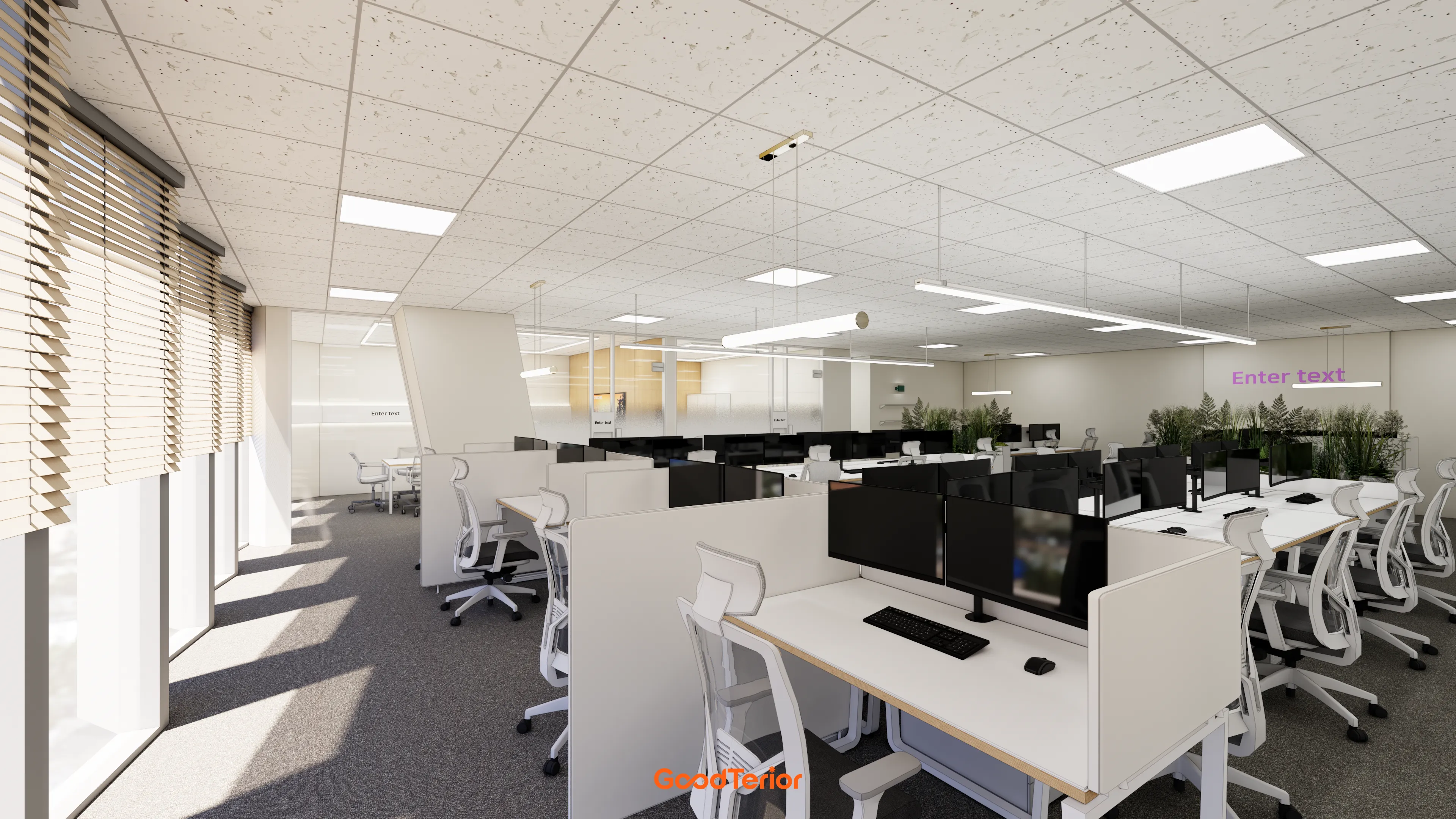 광교 O 제약회사 사무실 96평 인테리어 대표 이미지