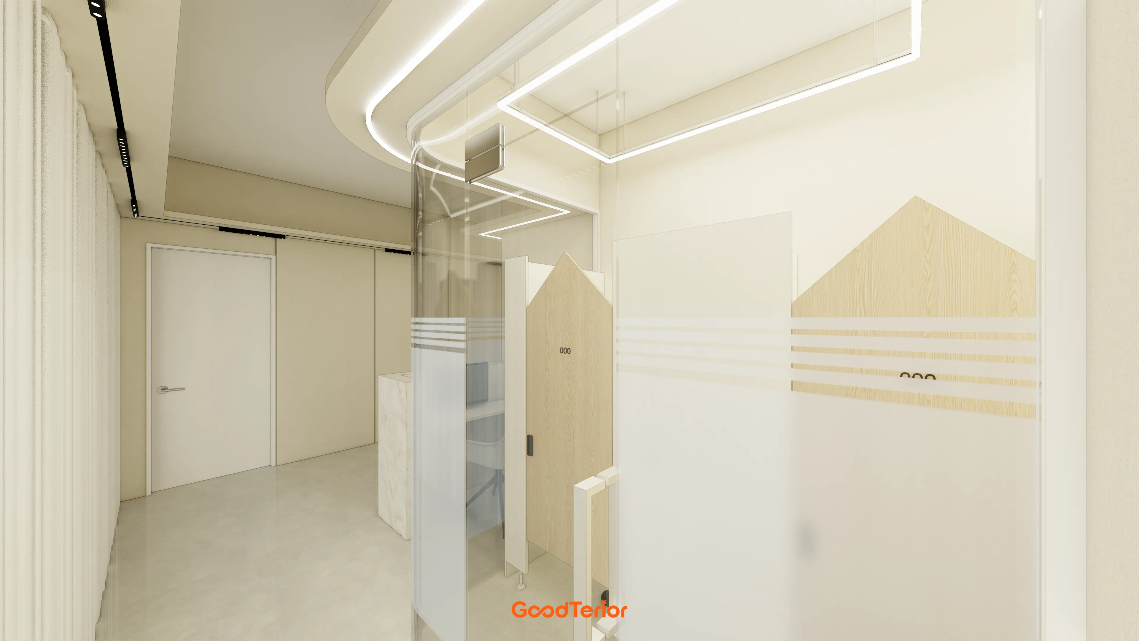 강남 48평 독서실 인테리어 디자인 5번 컷