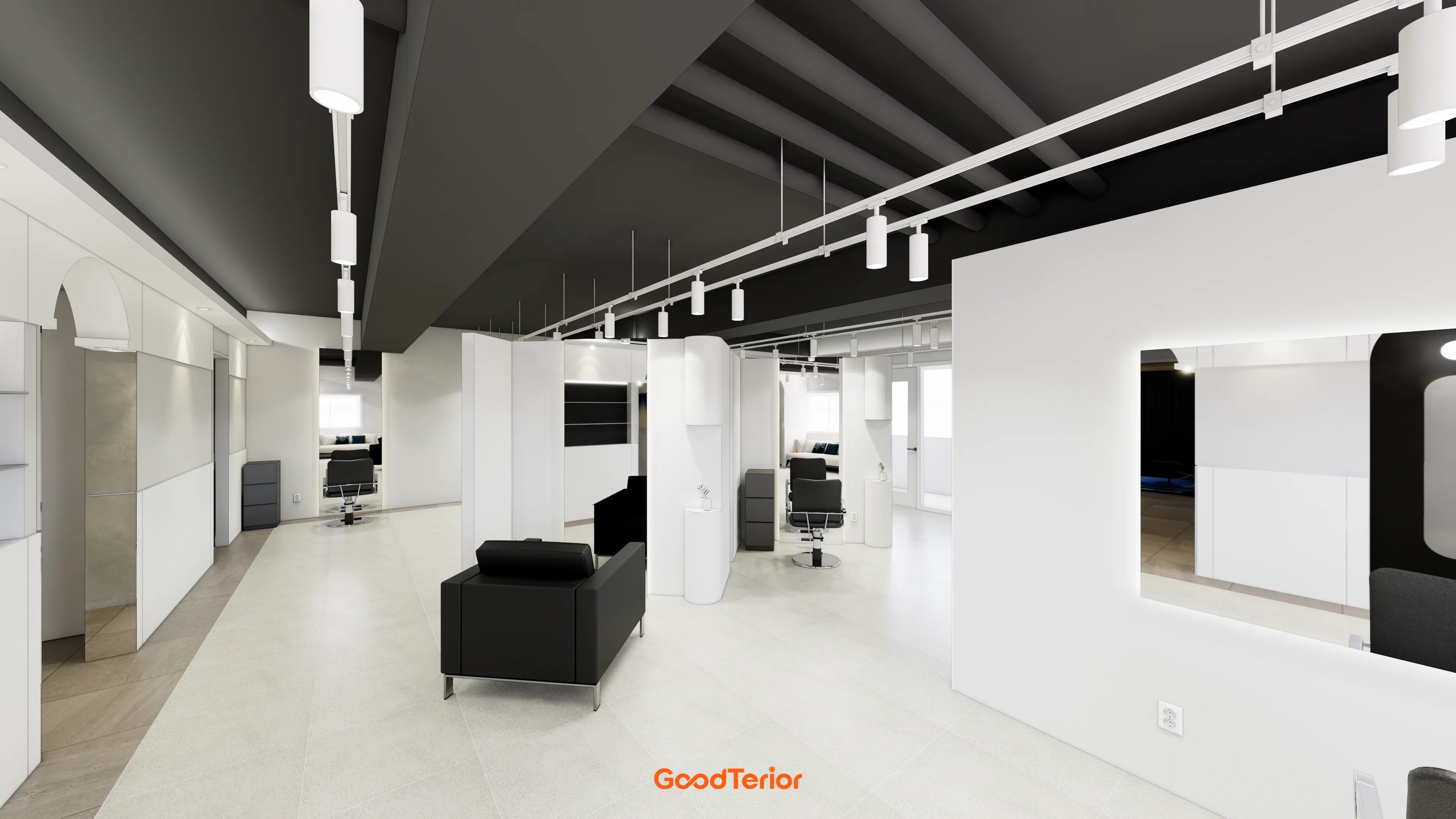 철산 46평 미용실 인테리어 디자인 19번 컷