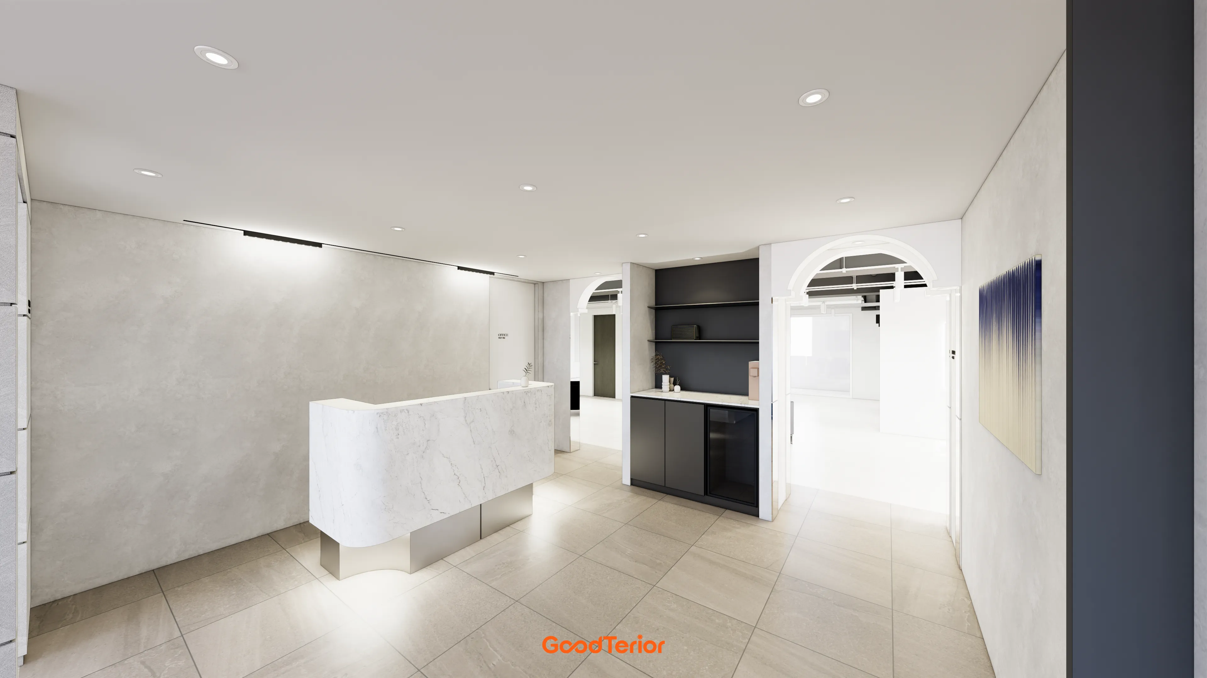 철산 46평 미용실 인테리어 대표 이미지