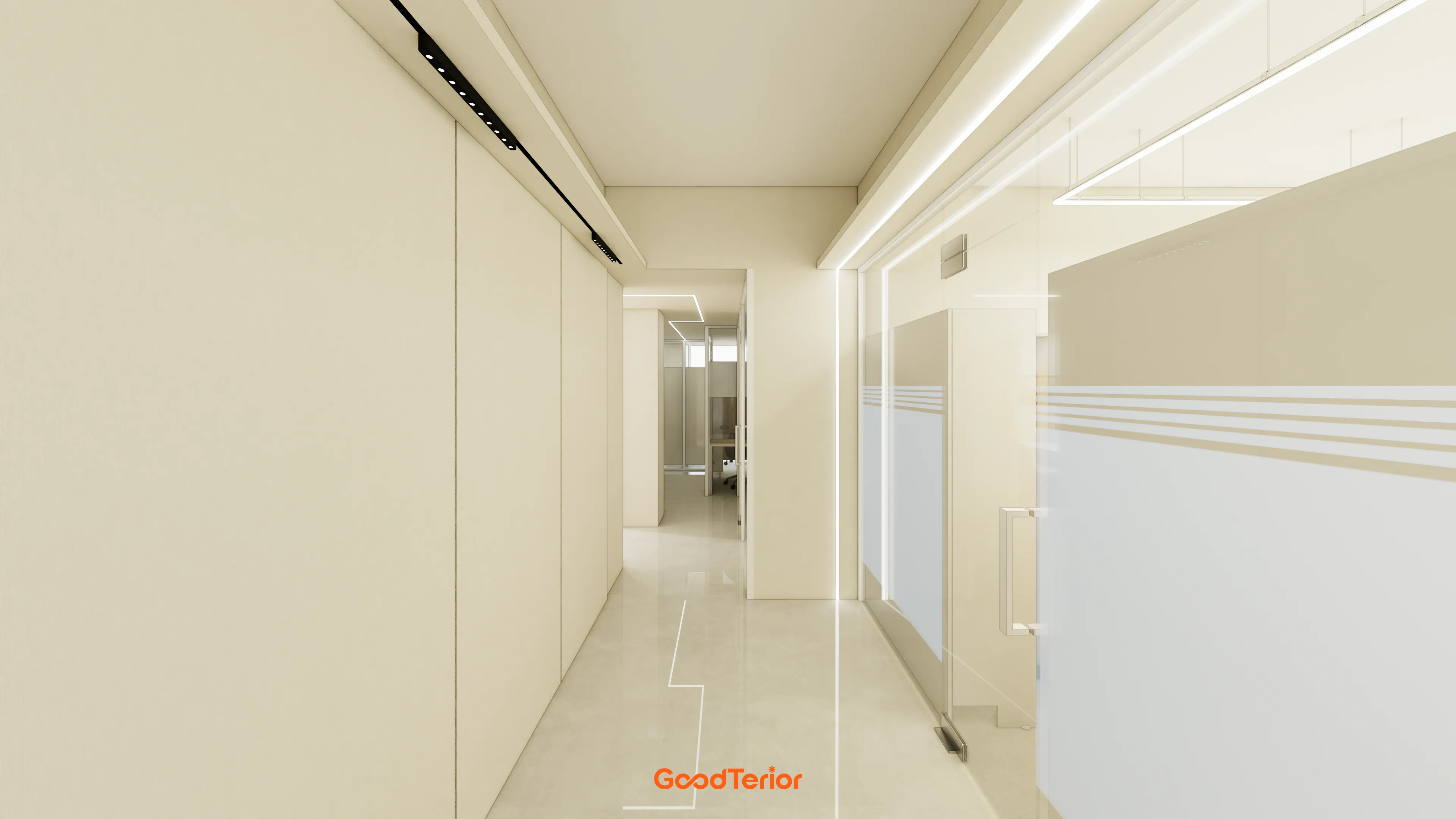 강남 48평 독서실 인테리어 디자인 6번 컷