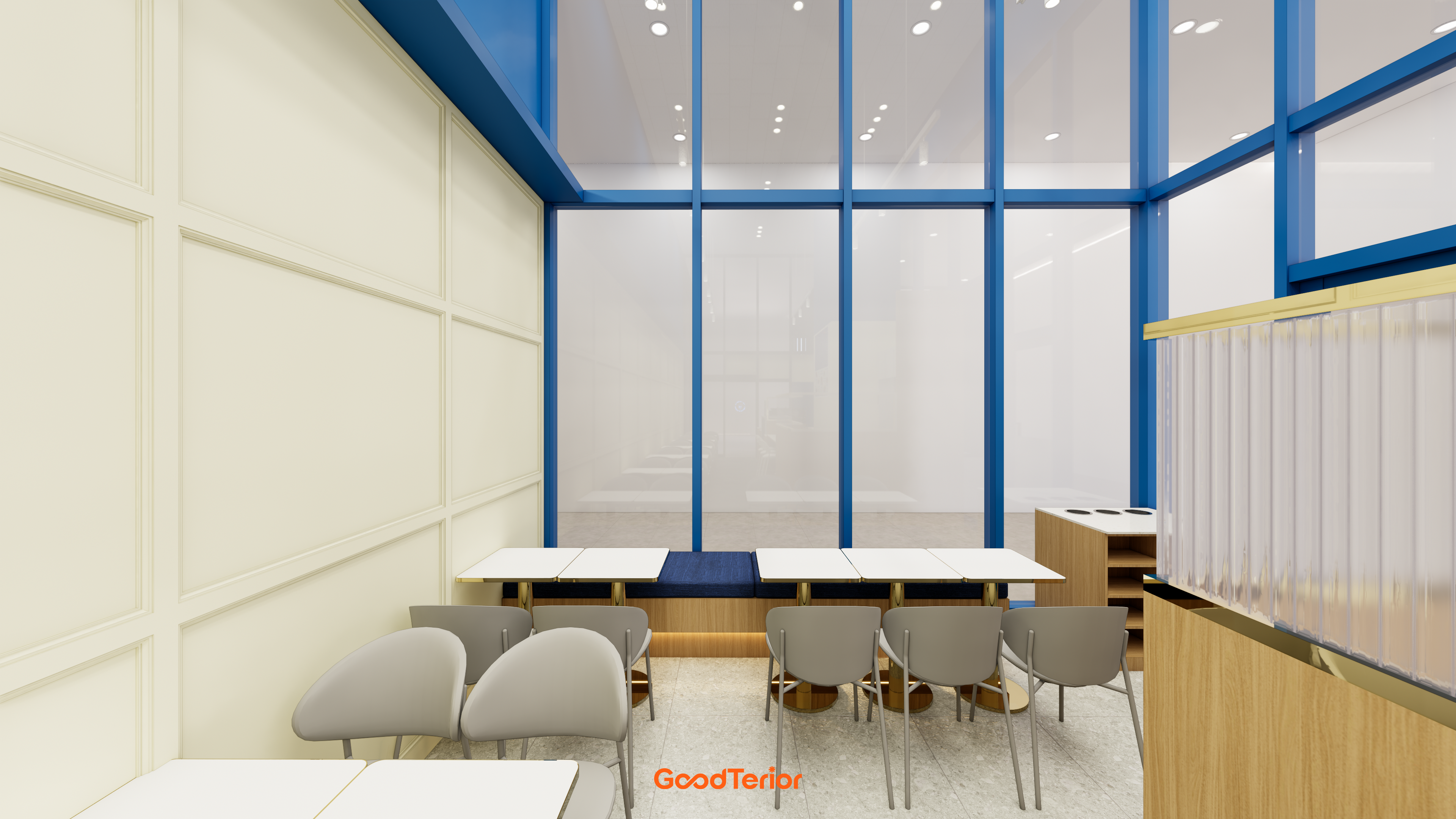 마곡 패트릭스와플 카페 인테리어 디자인 10번 컷