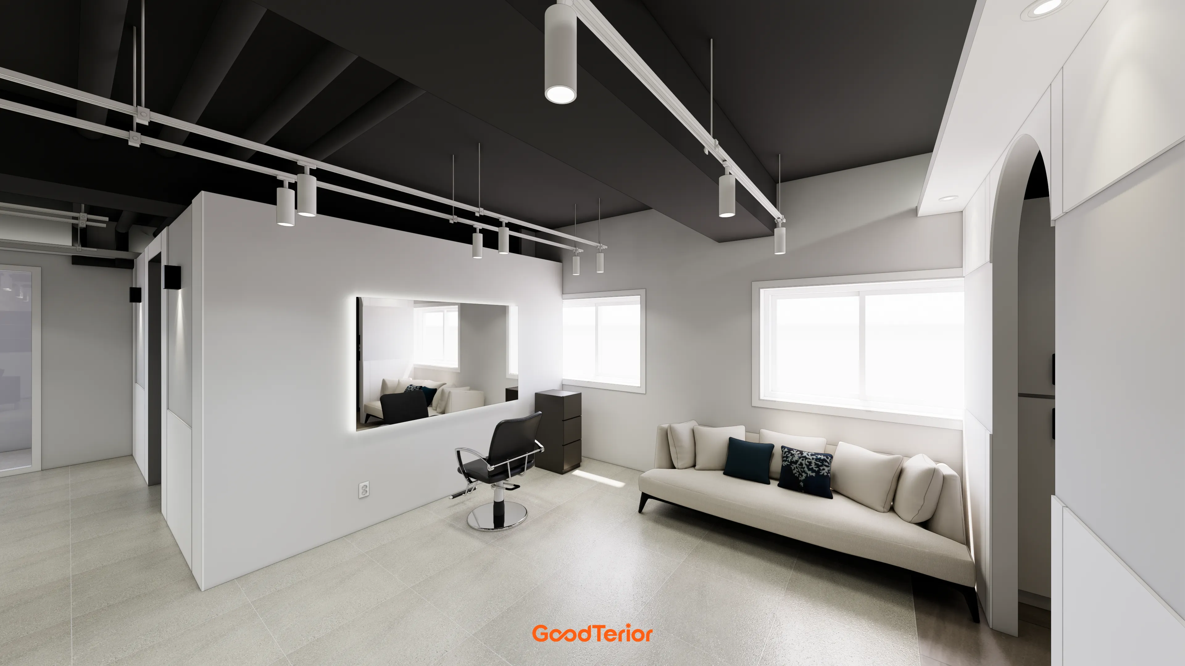 철산 46평 미용실 인테리어 디자인 20번 컷