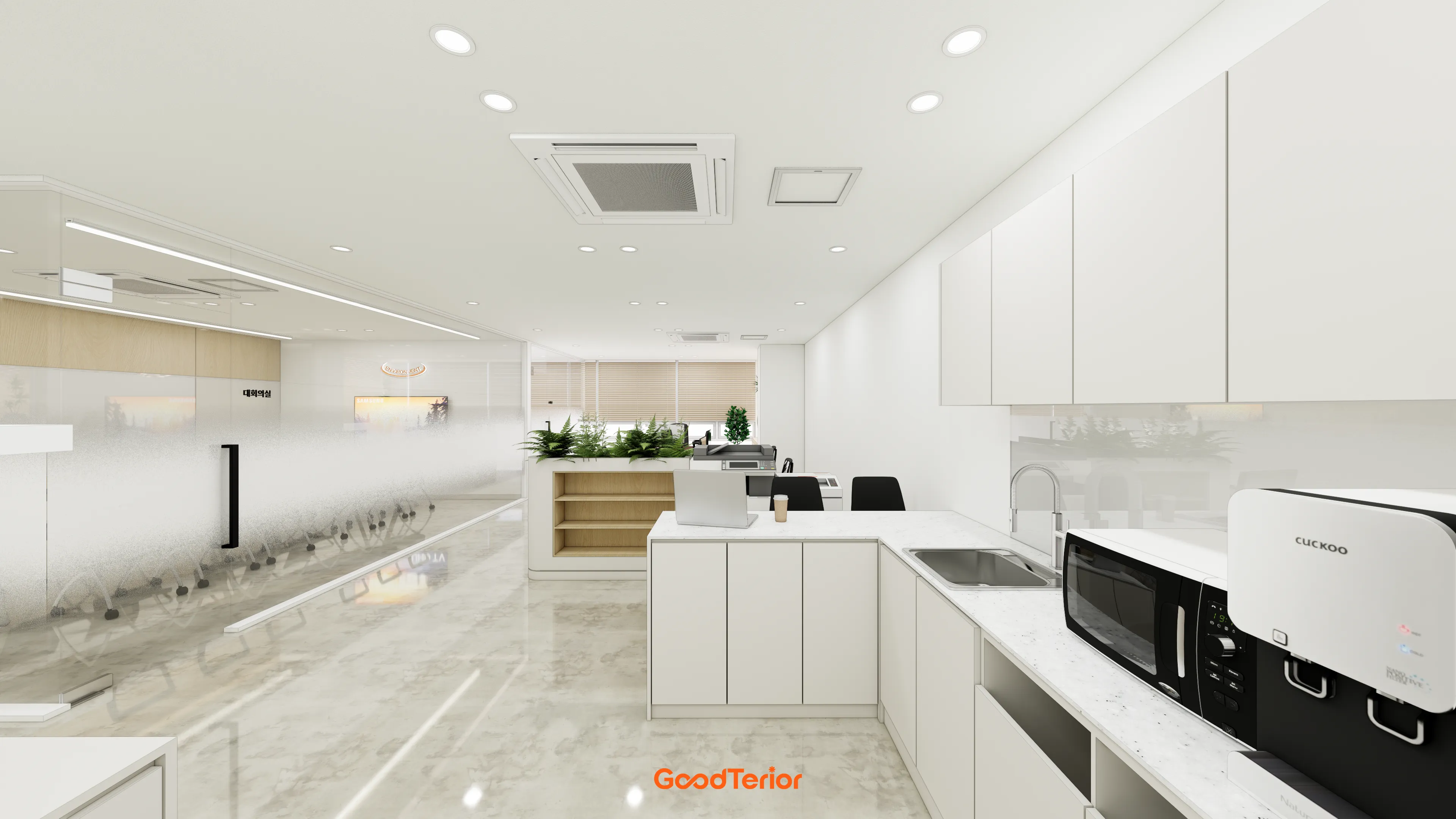 평택 35평 사무실 인테리어 디자인 3번 컷