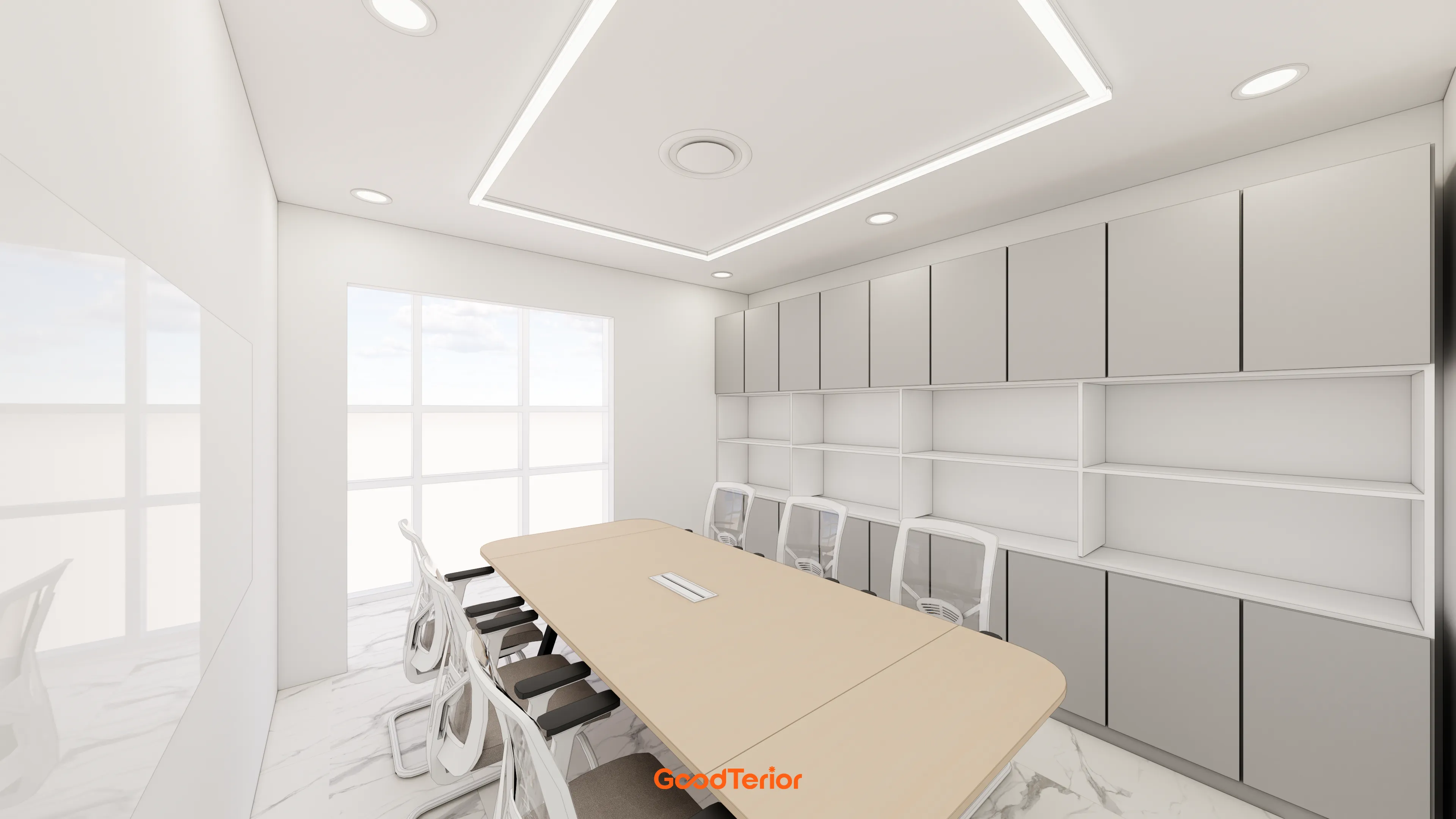 수원 영통 90평대 대형학원 인테리어 디자인 17번 컷