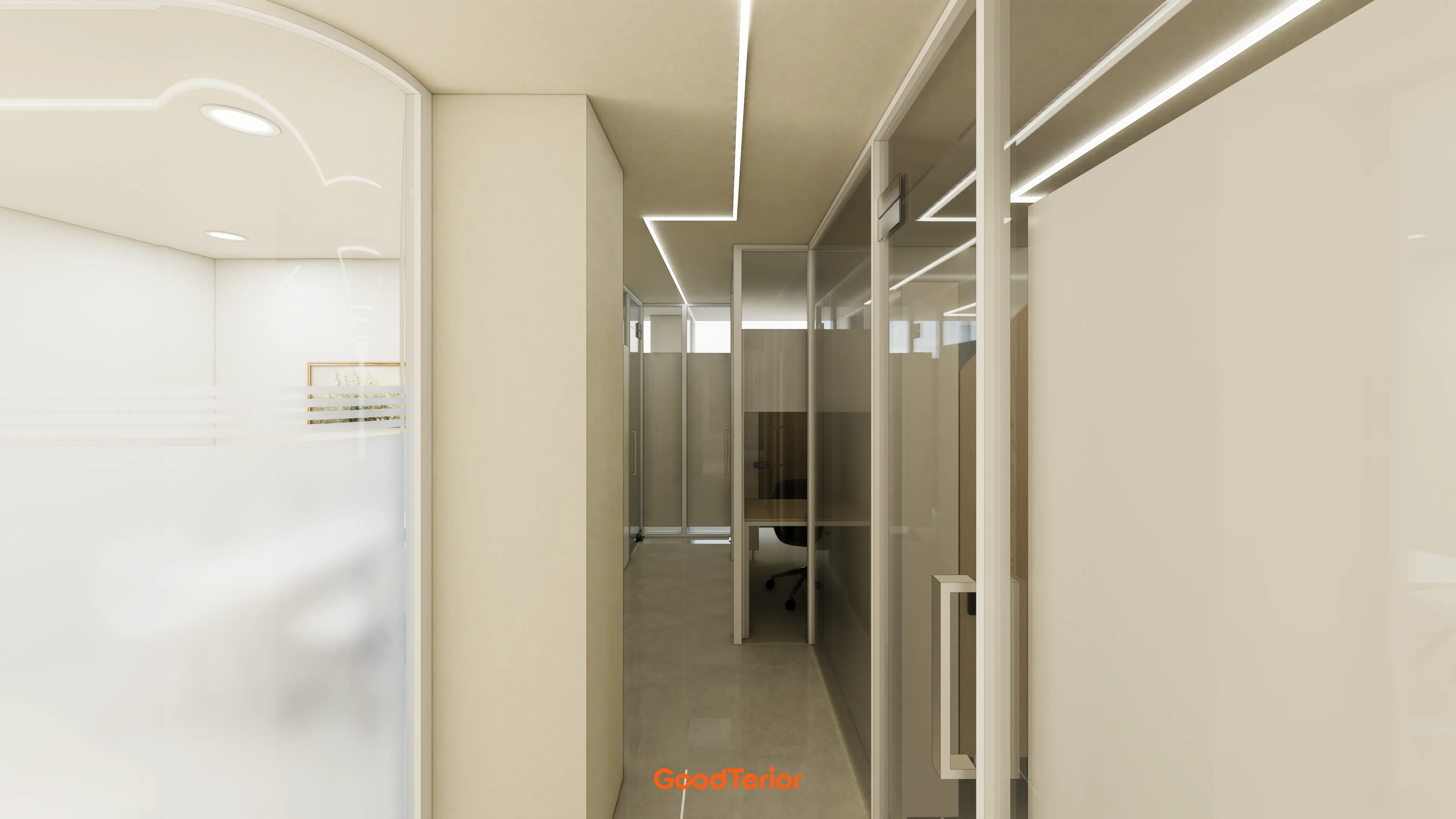 강남 48평 독서실 인테리어 디자인 7번 컷