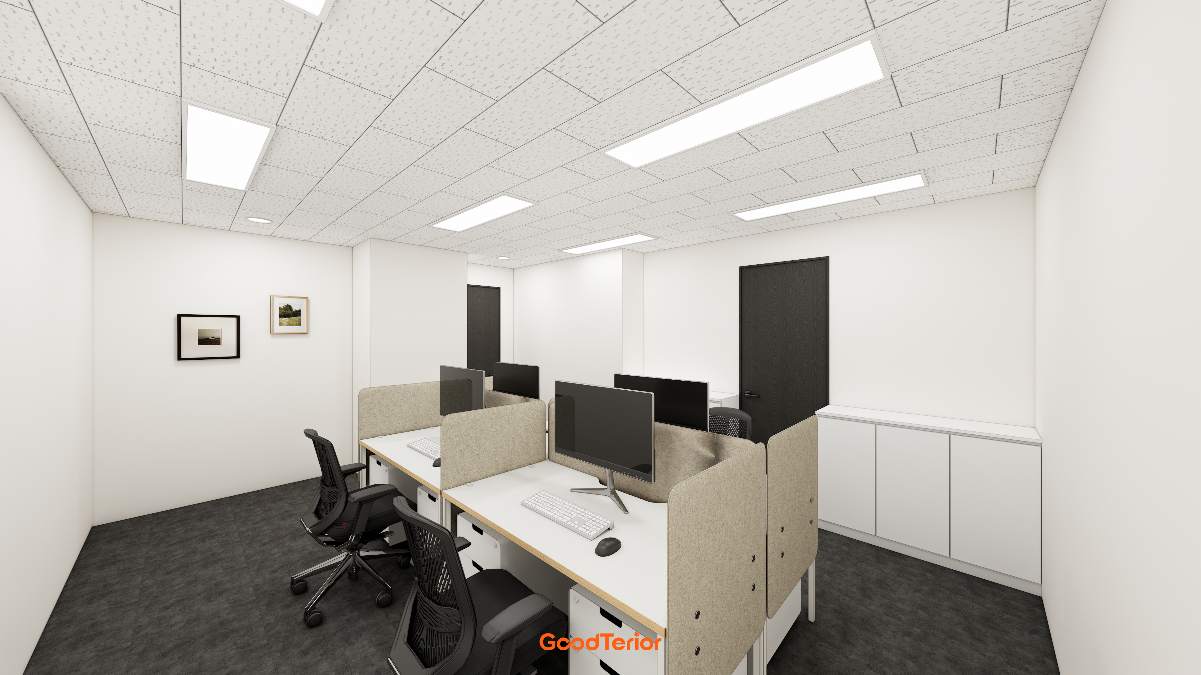 마곡 82평 공유오피스 인테리어 디자인 16번 컷