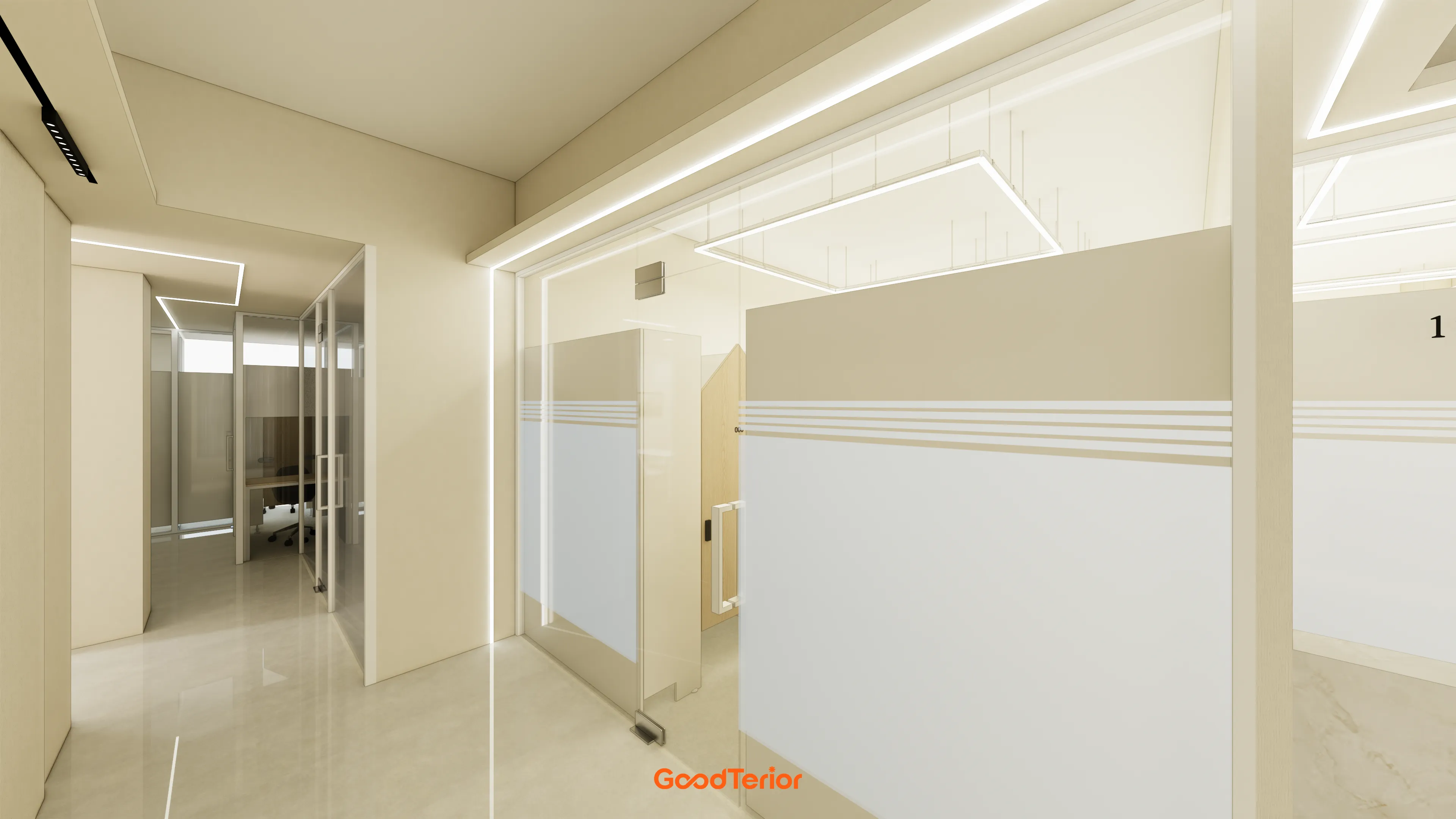 강남 48평 독서실 인테리어 대표 이미지