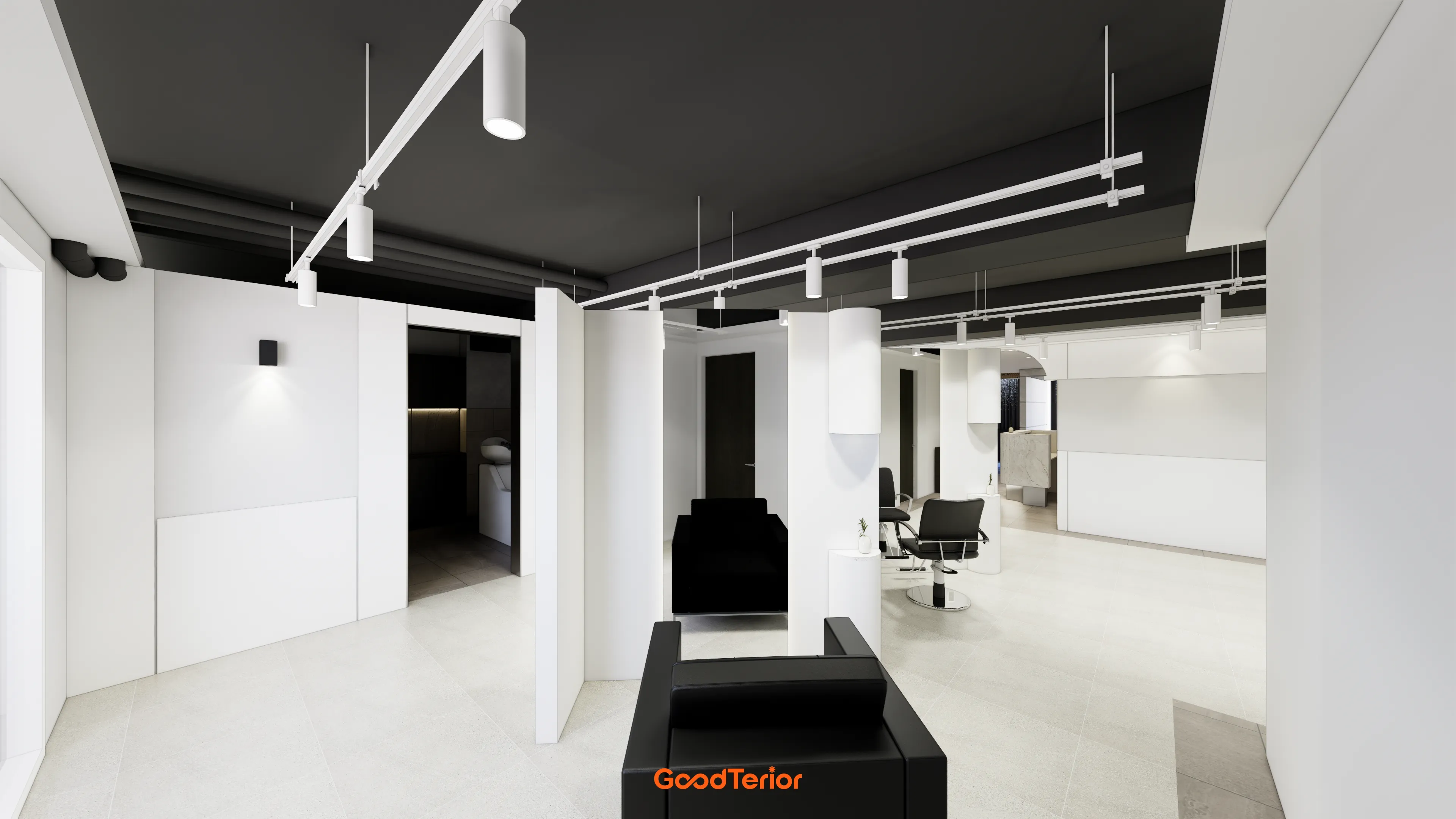 철산 46평 미용실 인테리어 디자인 22번 컷