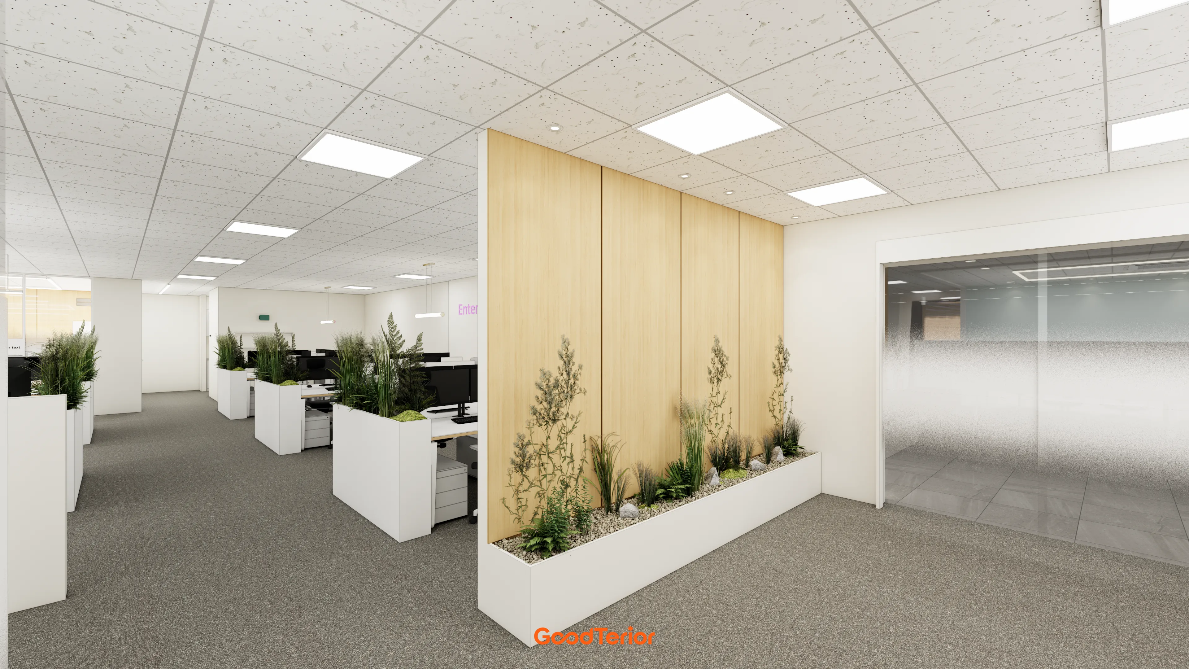 광교 O 제약회사 사무실 96평 인테리어 디자인 4번 컷