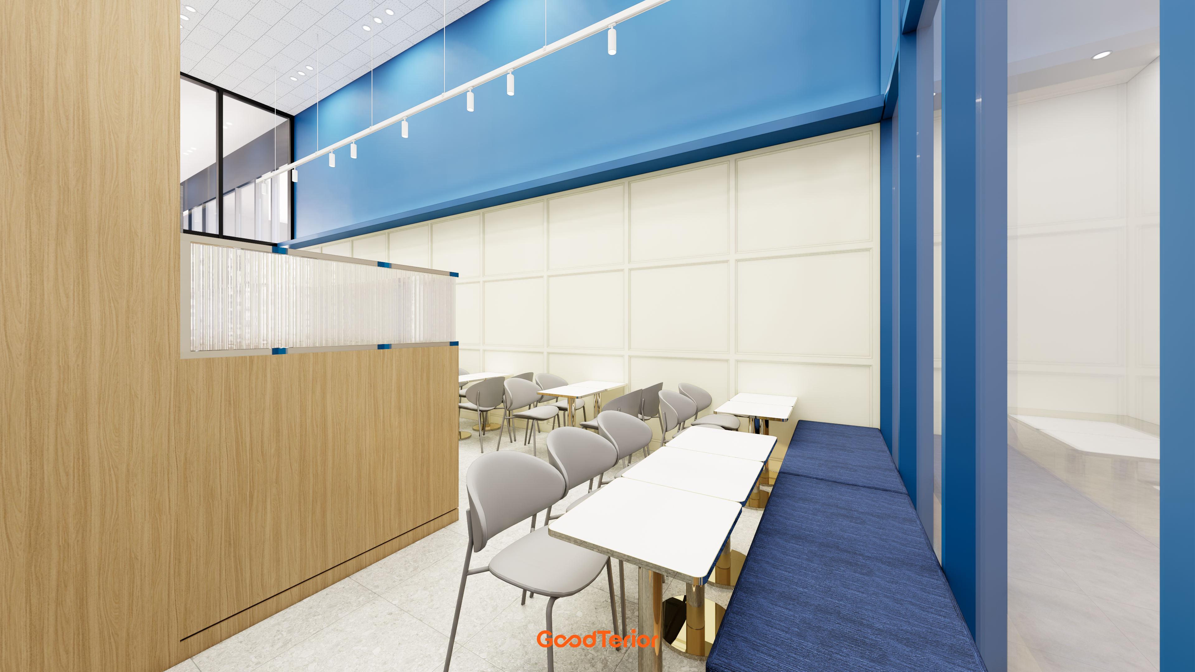 마곡 패트릭스와플 카페 인테리어 디자인 11번 컷