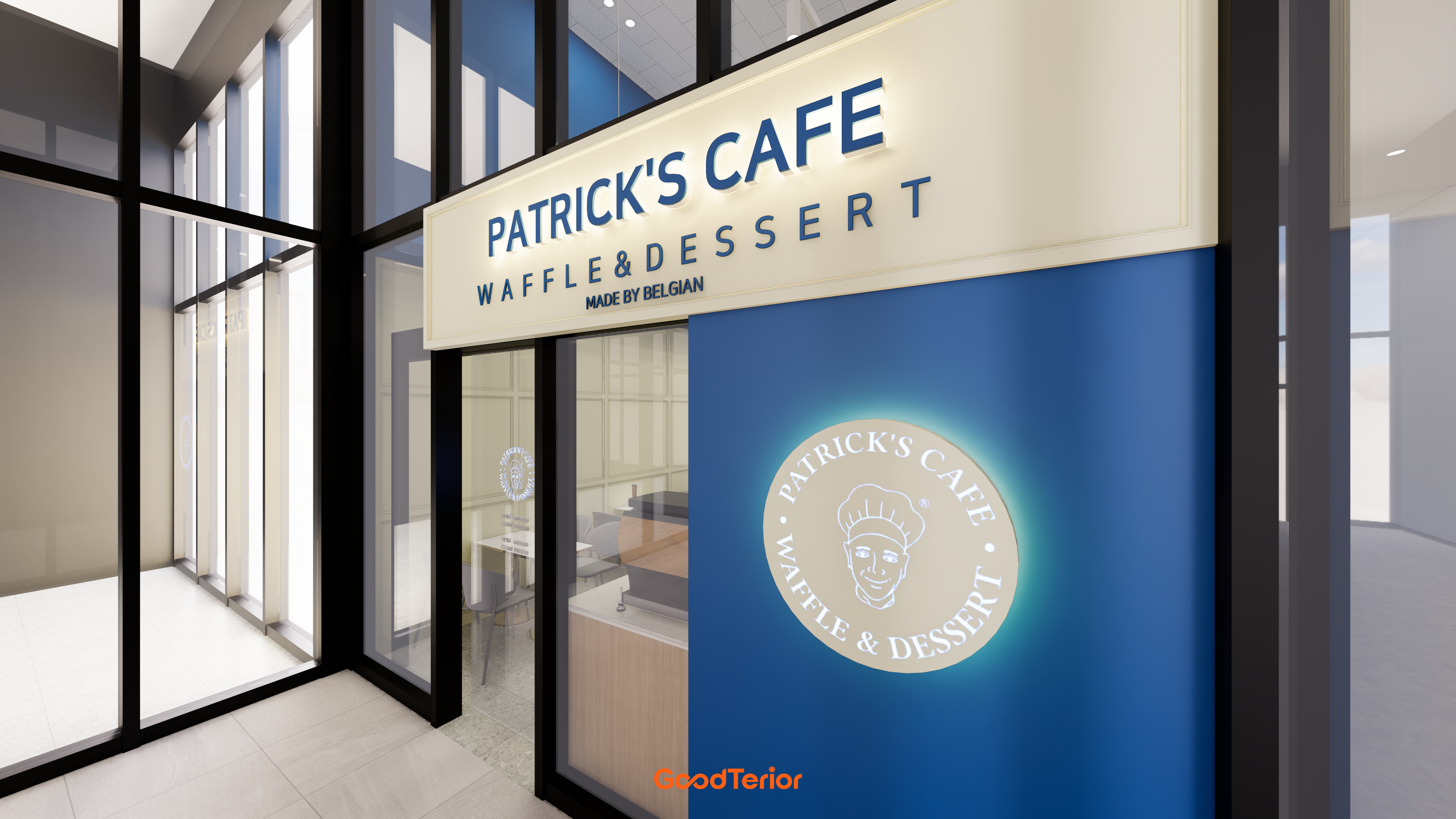 마곡 패트릭스와플 카페 인테리어 디자인 14번 컷