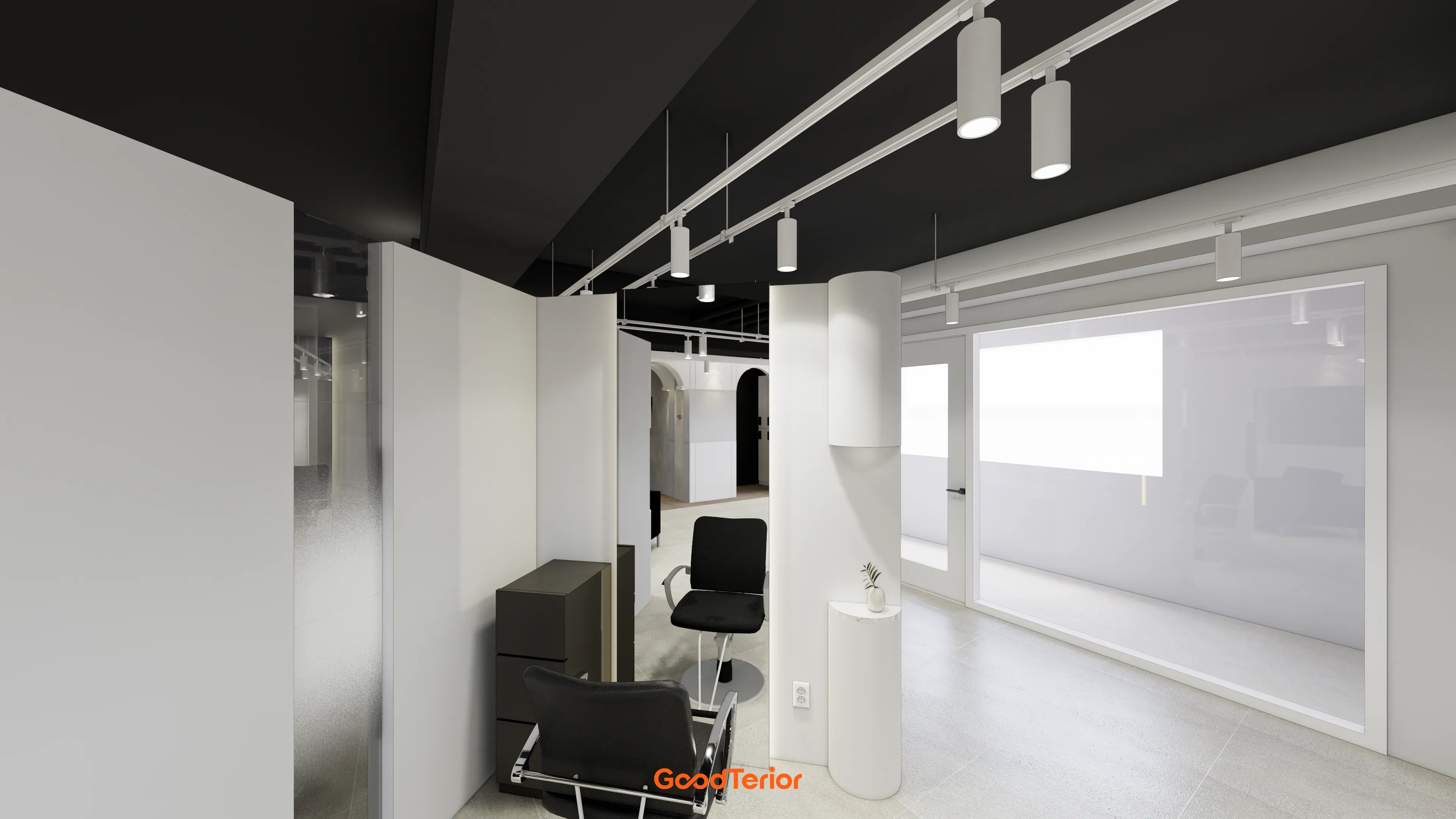 철산 46평 미용실 인테리어 디자인 24번 컷