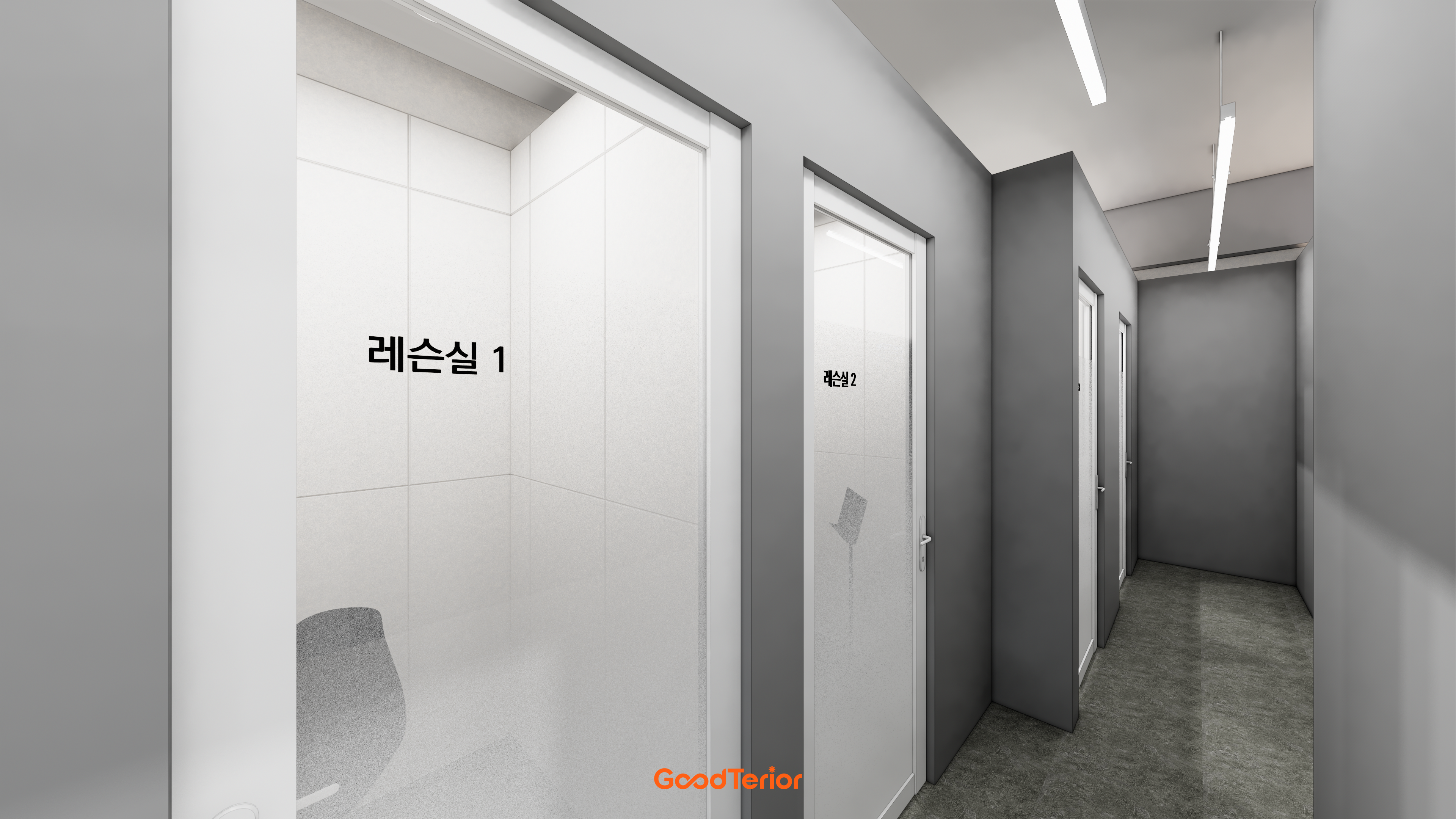 송파 37평 실용음악학원 인테리어 디자인 13번 컷