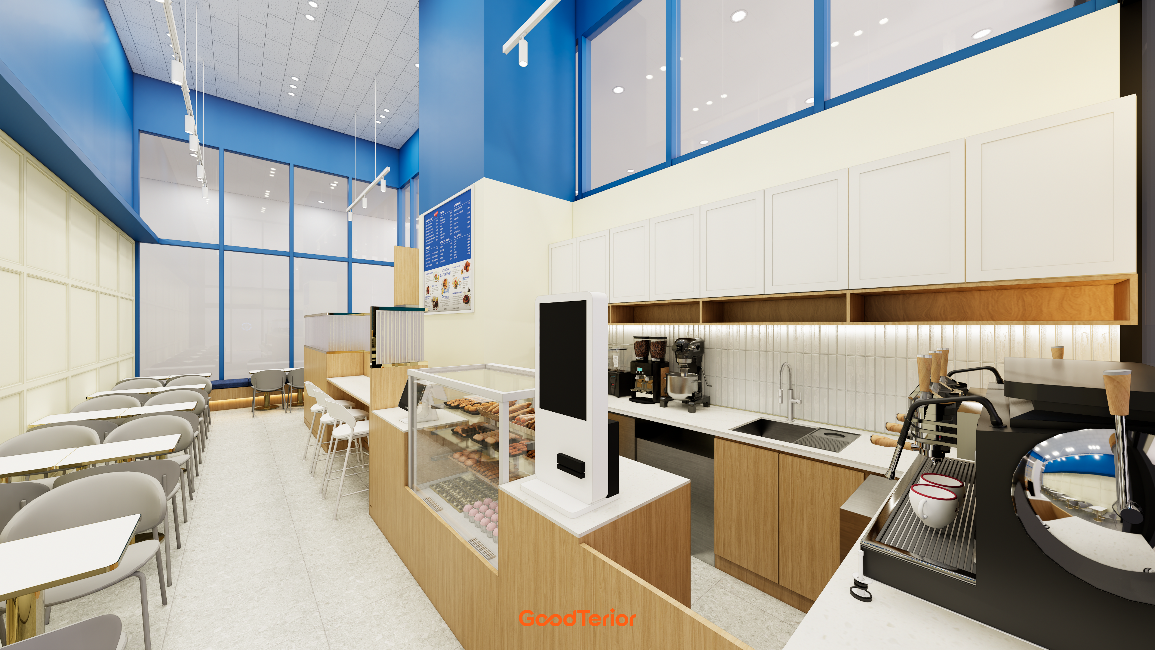 마곡 패트릭스와플 카페 인테리어 대표 이미지