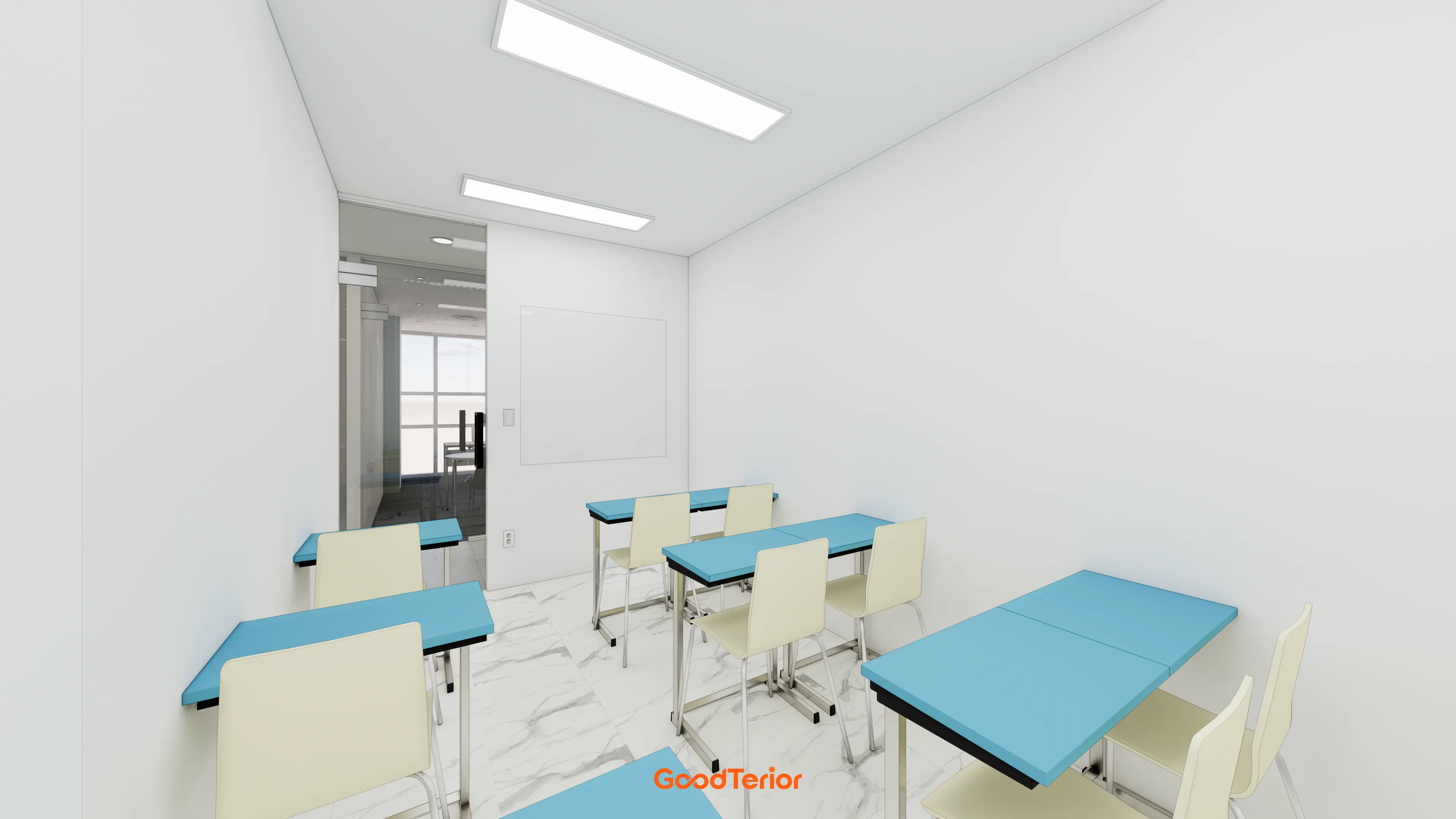 수원 영통 90평대 대형학원 인테리어 디자인 15번 컷