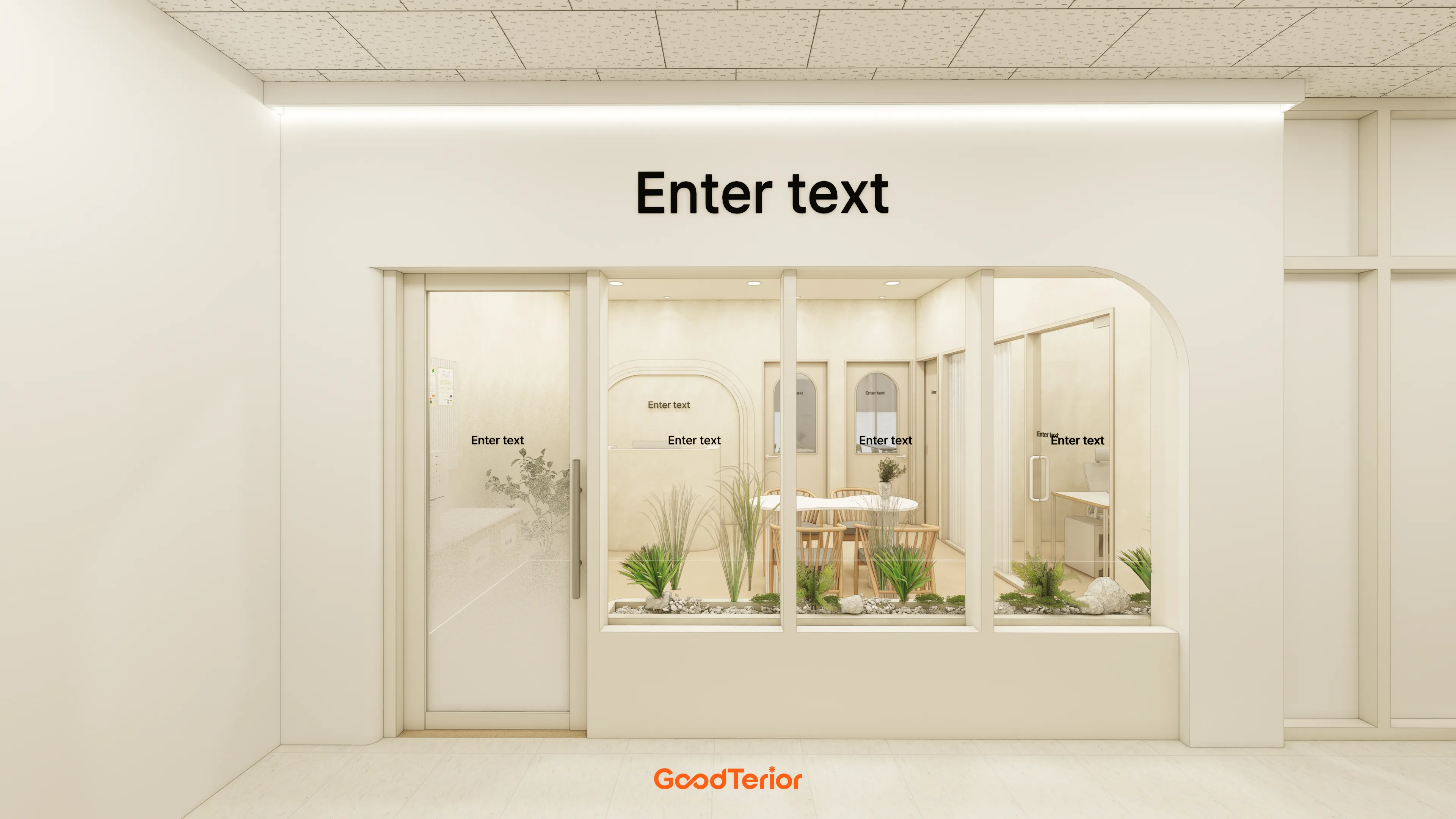 영통 21평 영어교습소 인테리어 디자인 1번 컷