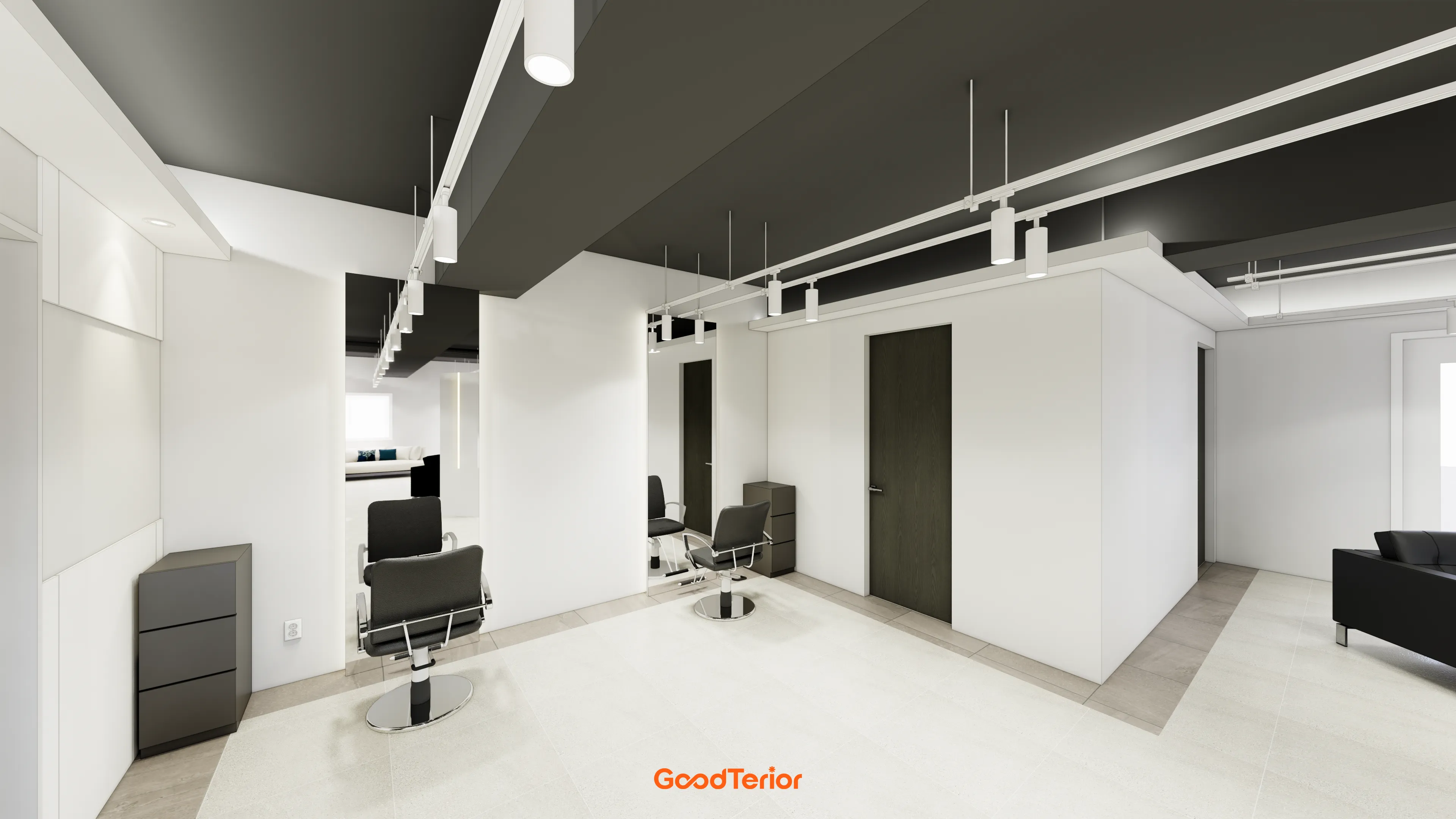 철산 46평 미용실 인테리어 디자인 23번 컷