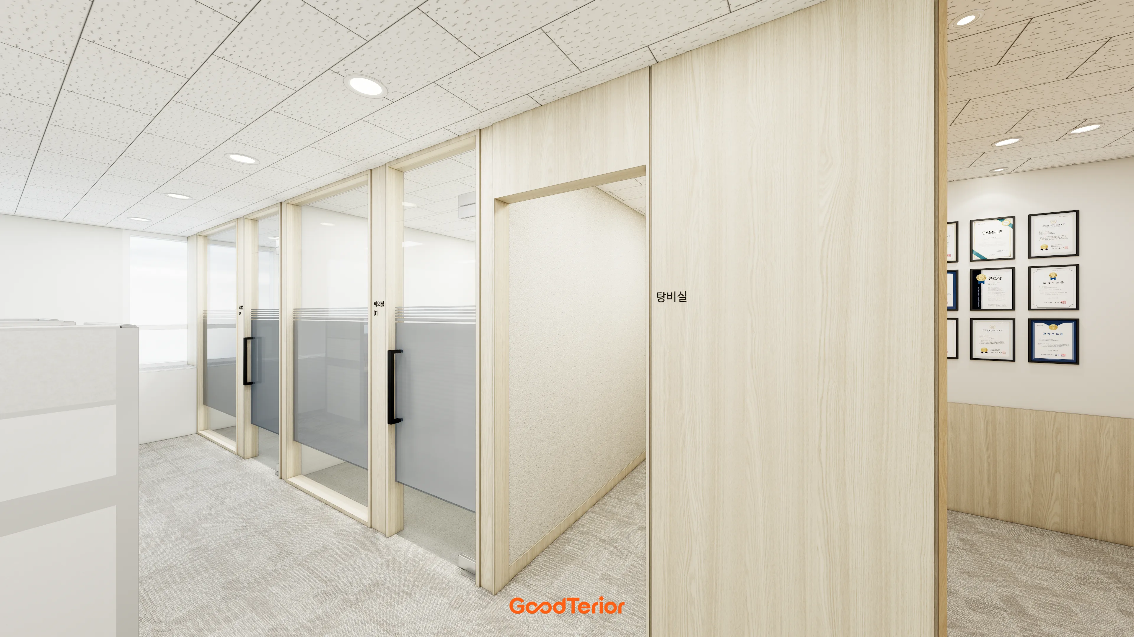 구로 생각공장 46평 사무실 인테리어 디자인 9번 컷