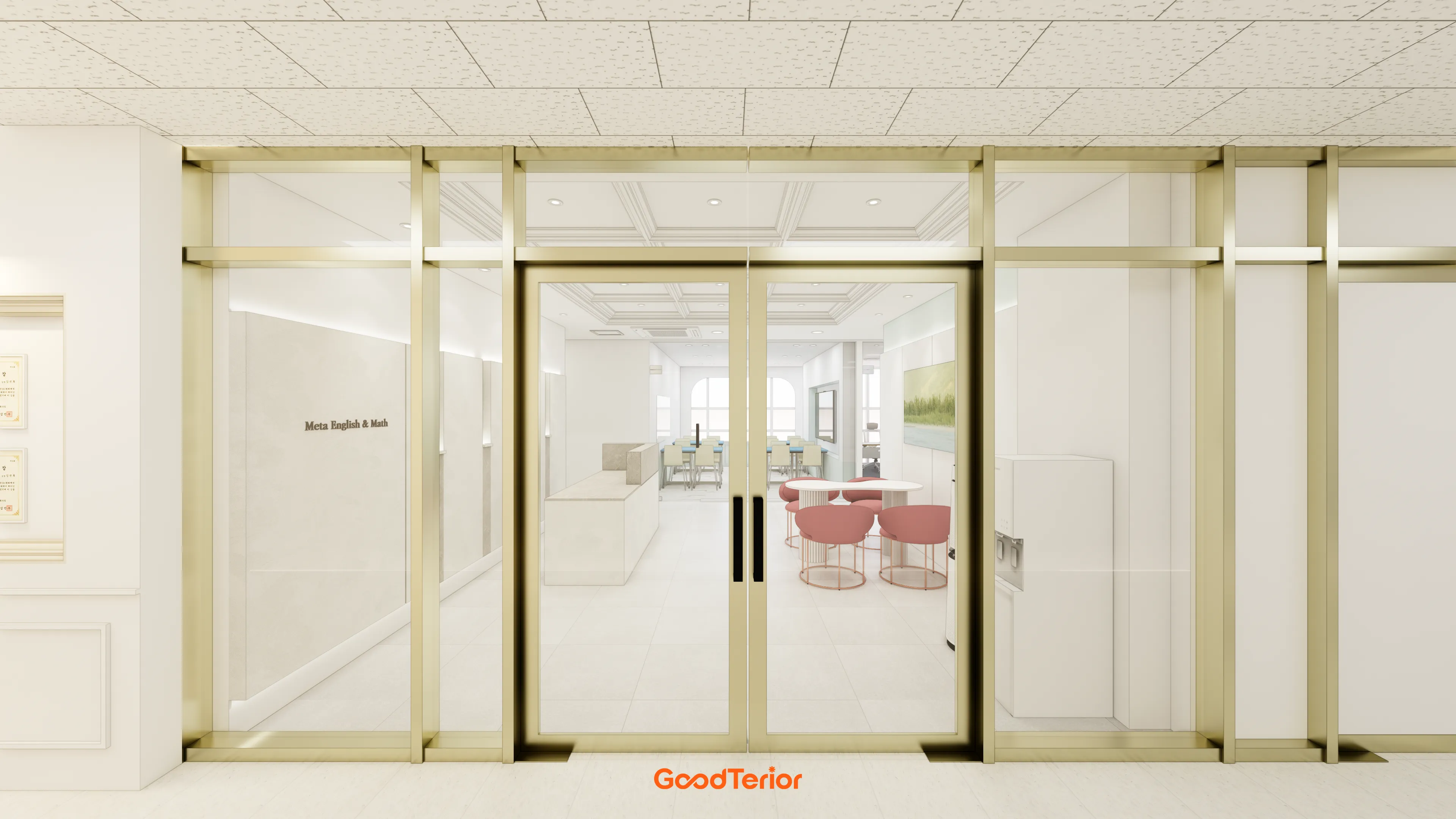 수원 영통 90평대 대형학원 인테리어 디자인 3번 컷