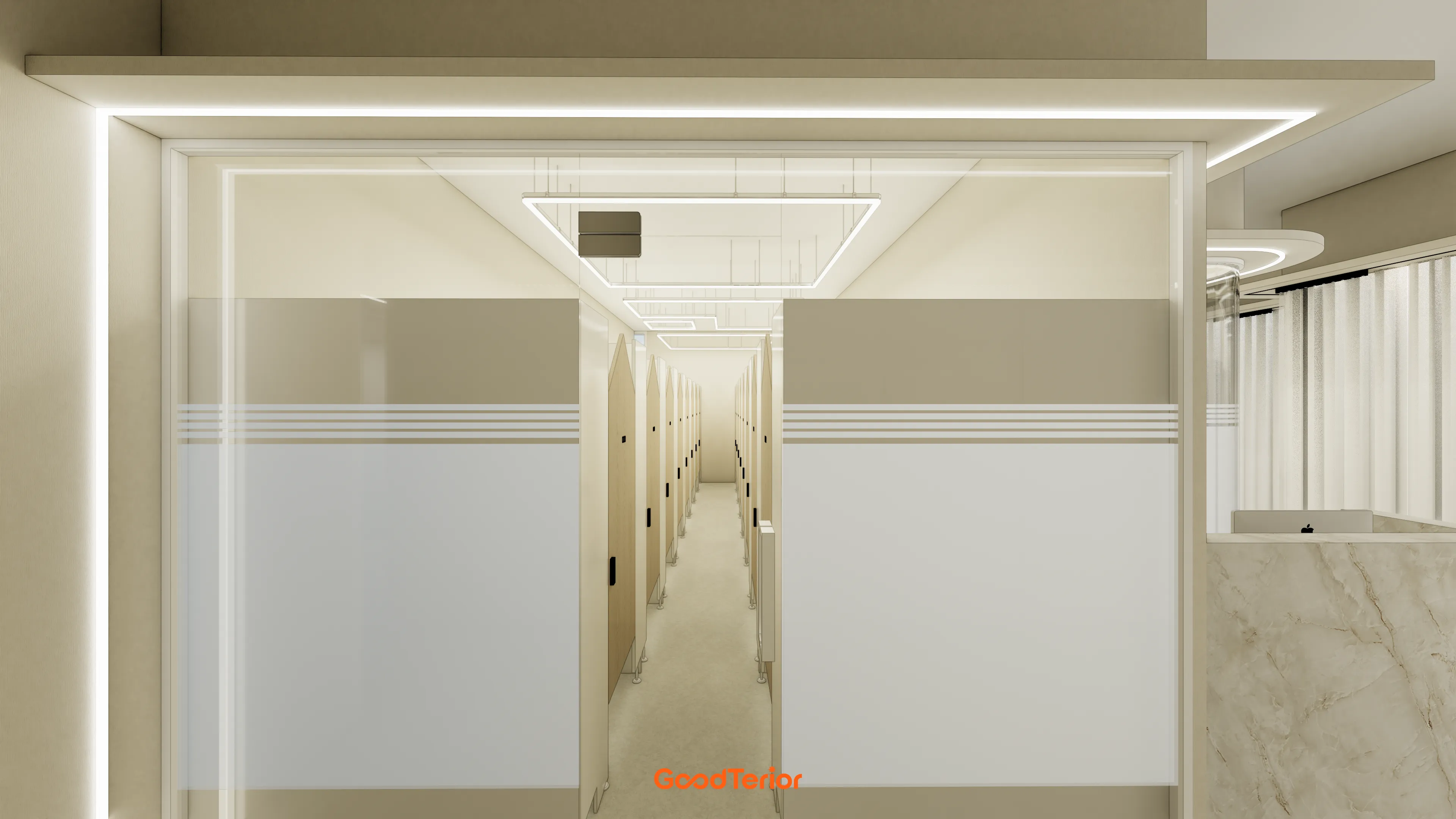 강남 48평 독서실 인테리어 디자인 16번 컷