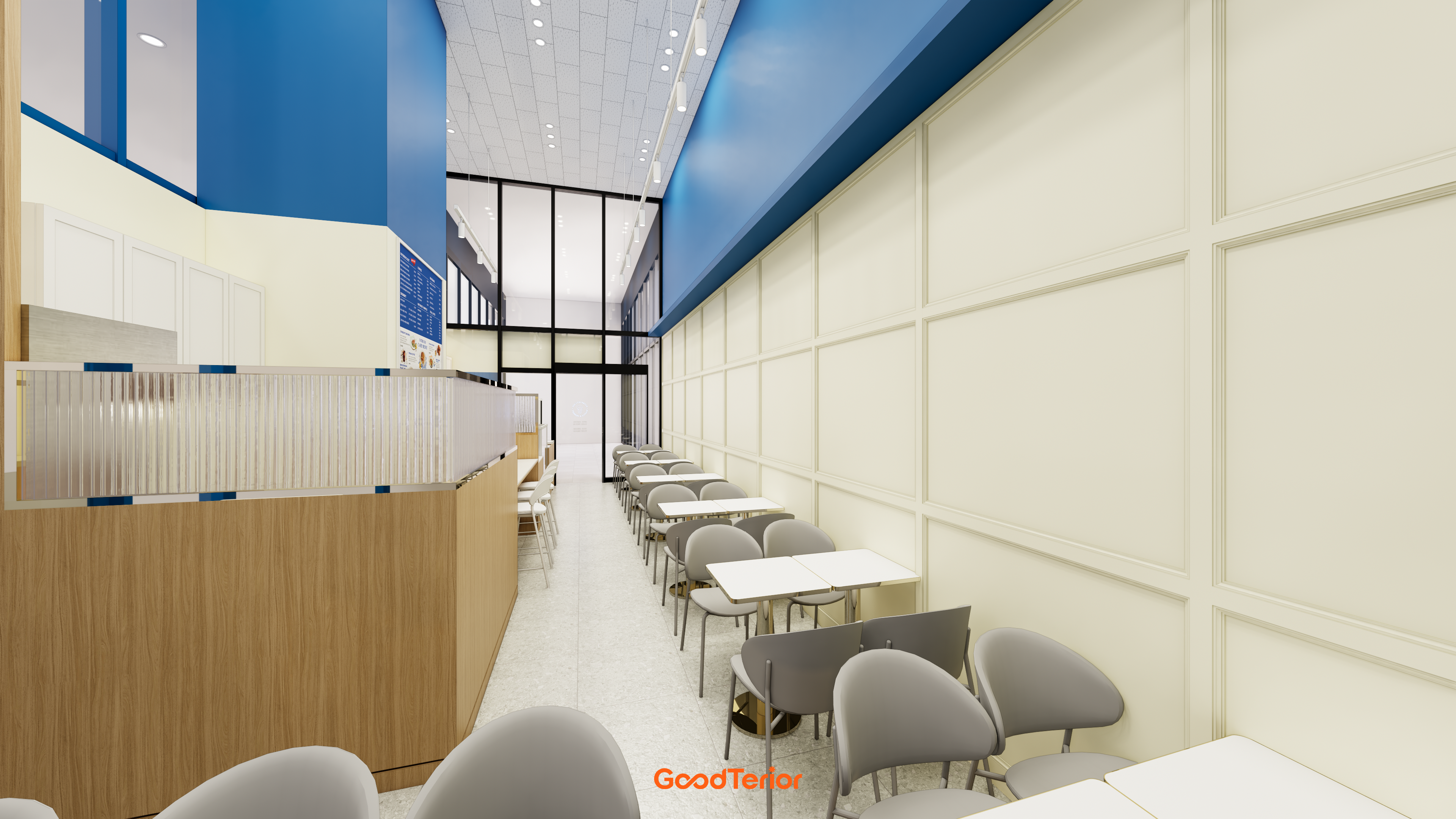 마곡 패트릭스와플 카페 인테리어 디자인 12번 컷