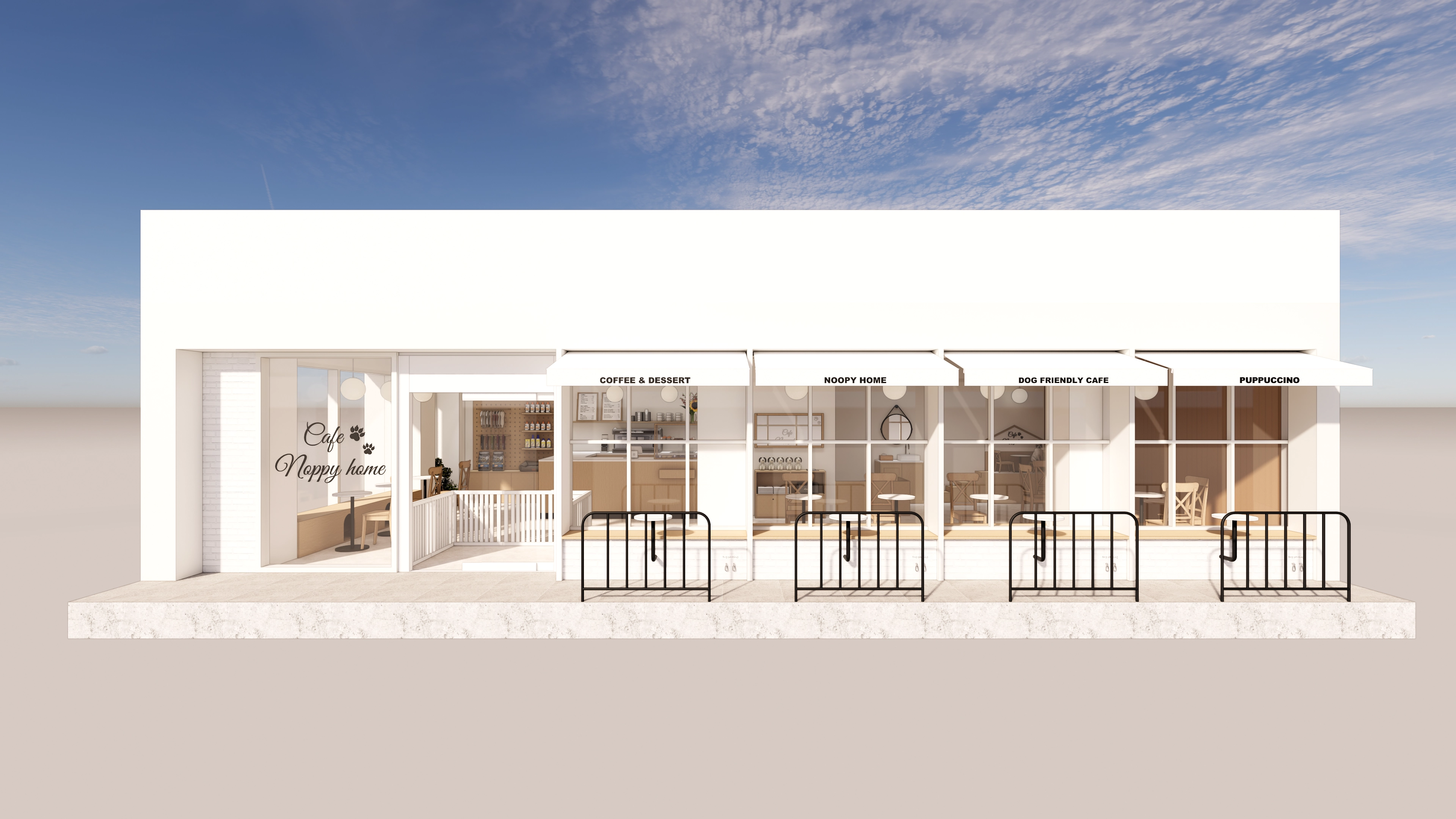 22평 애견카페 인테리어 디자인 18번 컷