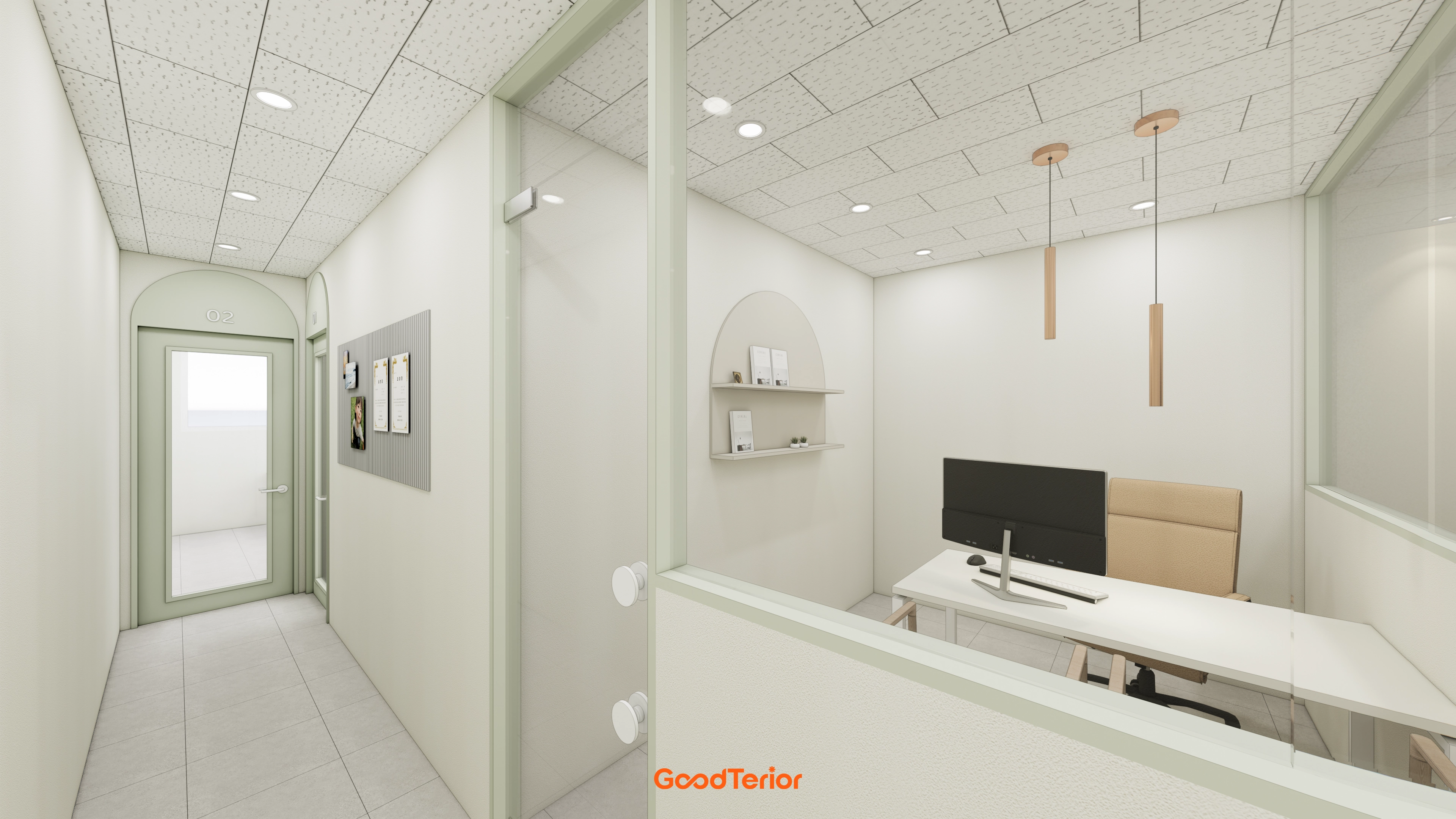 봉담 16평 영어교습소 인테리어 디자인 8번 컷