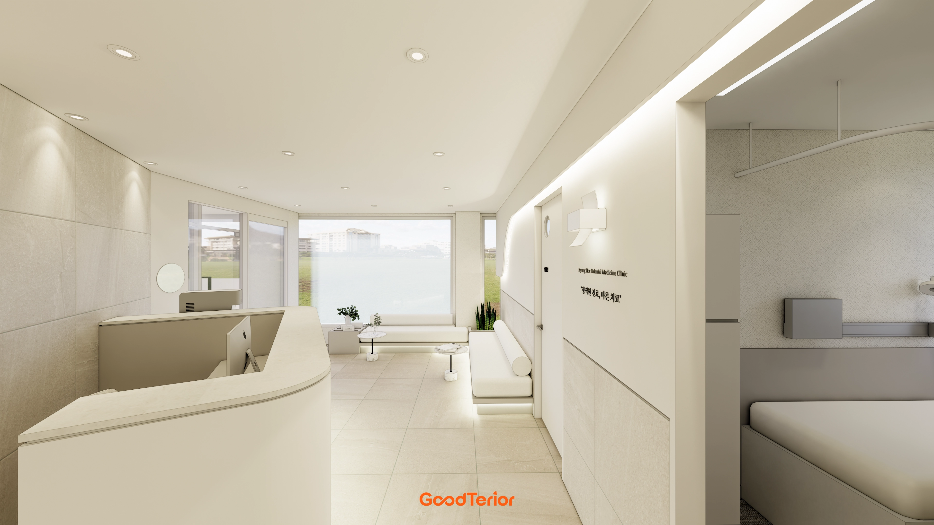 마곡 20평대 한의원 인테리어 디자인 17번 컷