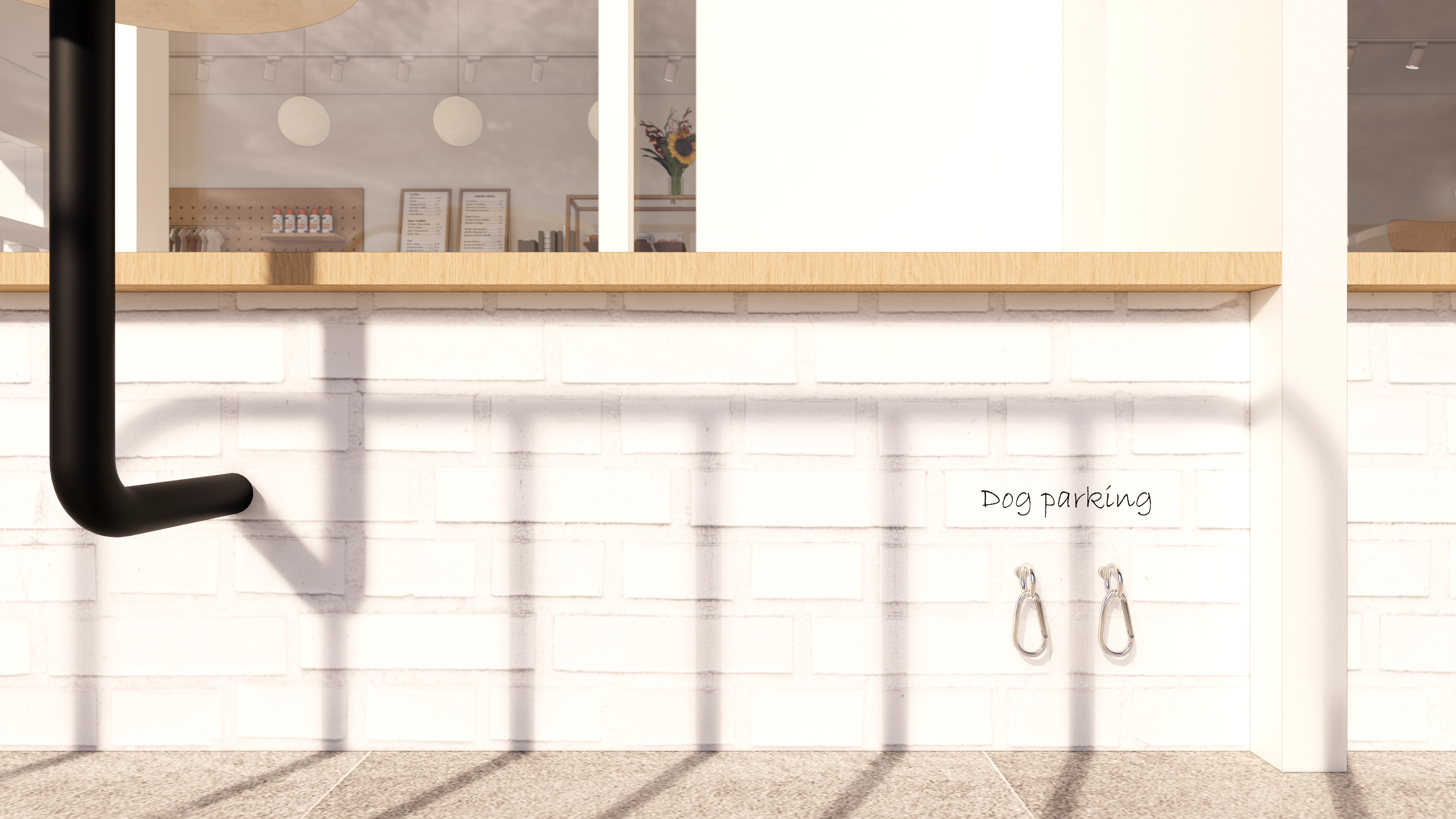 22평 애견카페 인테리어 디자인 15번 컷