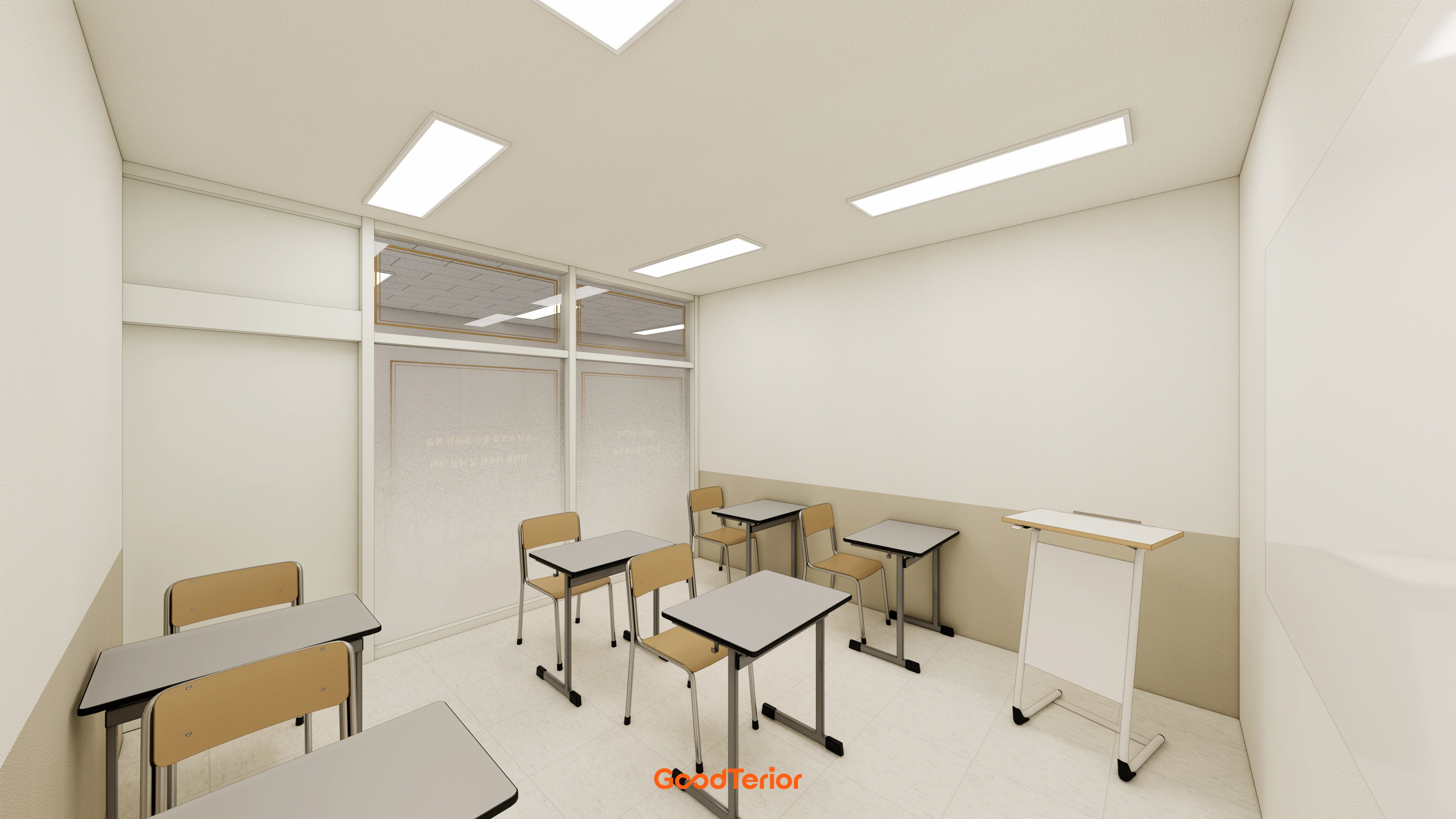 경기광주 19평 수학학원 인테리어 디자인 6번 컷