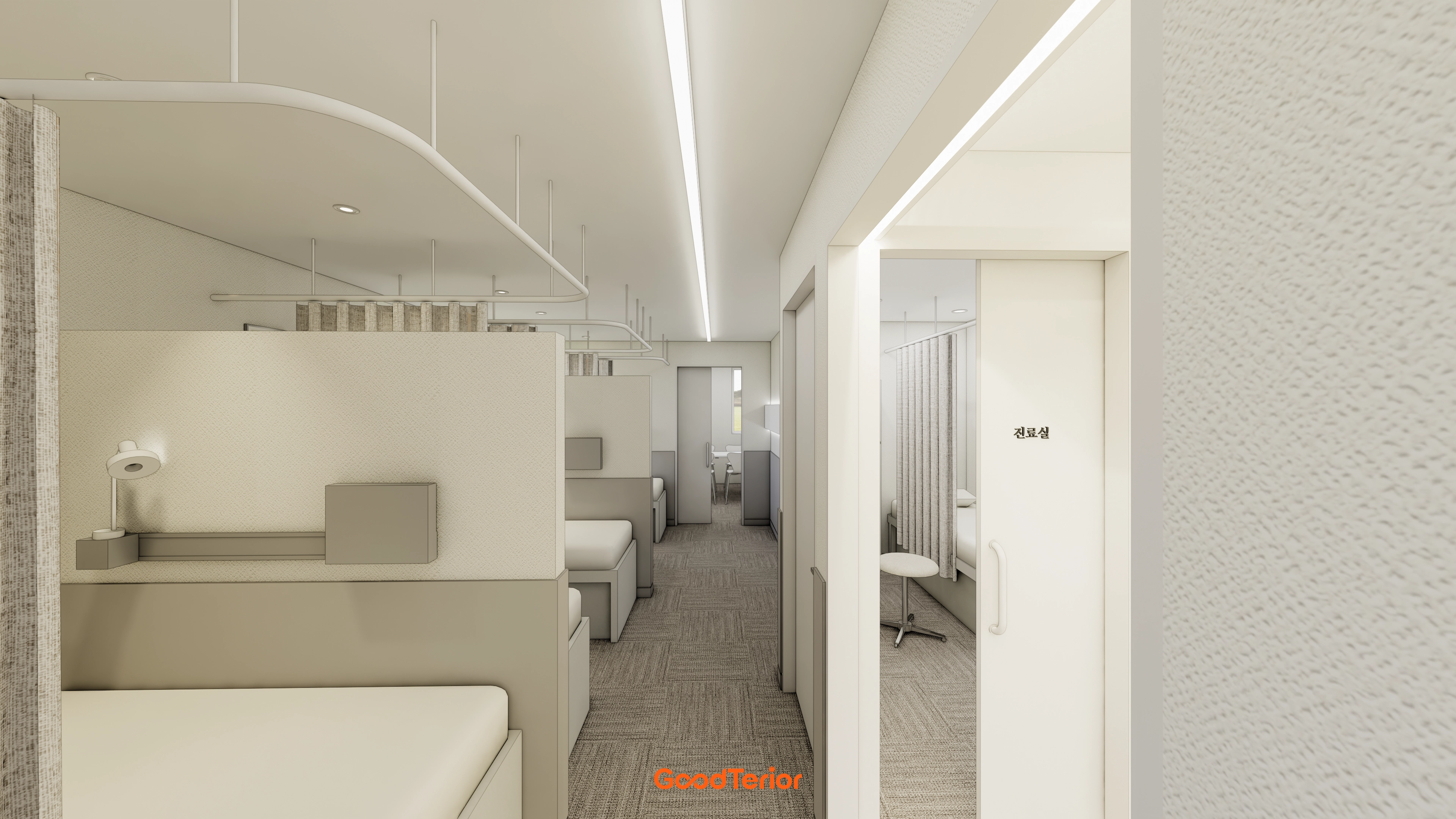 마곡 20평대 한의원 인테리어 디자인 12번 컷